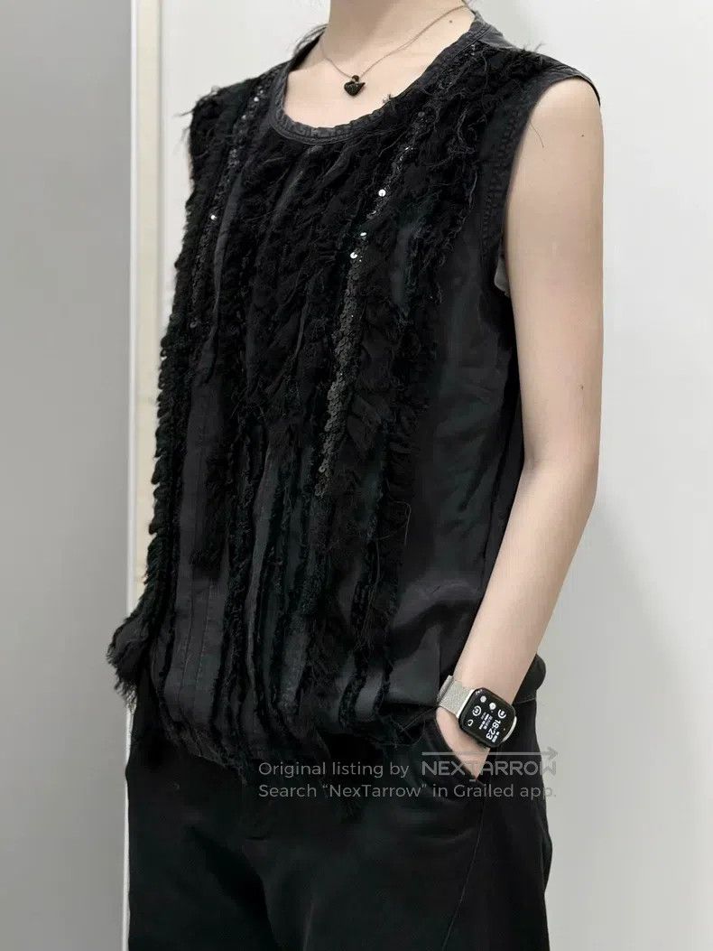 Comme des Garcons Comme Des Garcons Mesh beaded beaded vest| Size M / US 6-8 / IT 42-44 - 7 Thumbnail