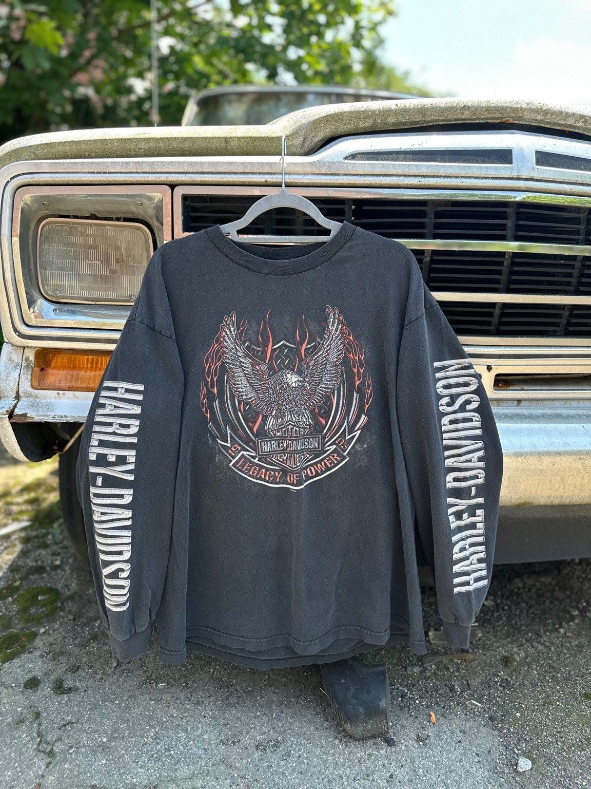 Harley Davidson Triple print Harley Long Sleeve Size US XL / EU 56 / 4 - 1 Thumbnail