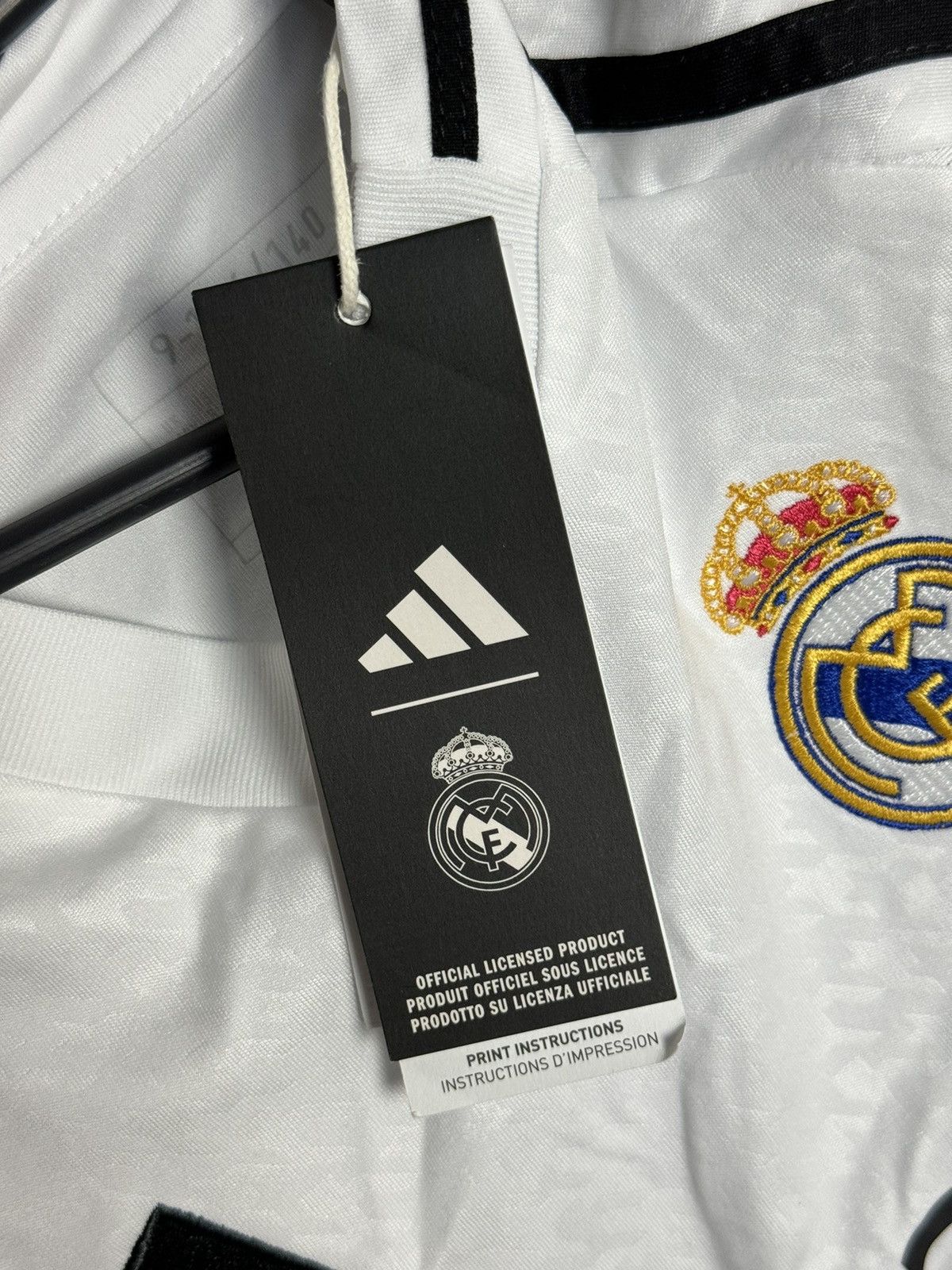 Adidas KIDS New Real Madrid 24/25 Home Mbappe Football Jersey Size US XS / EU 42 / 0 - 9 Thumbnail