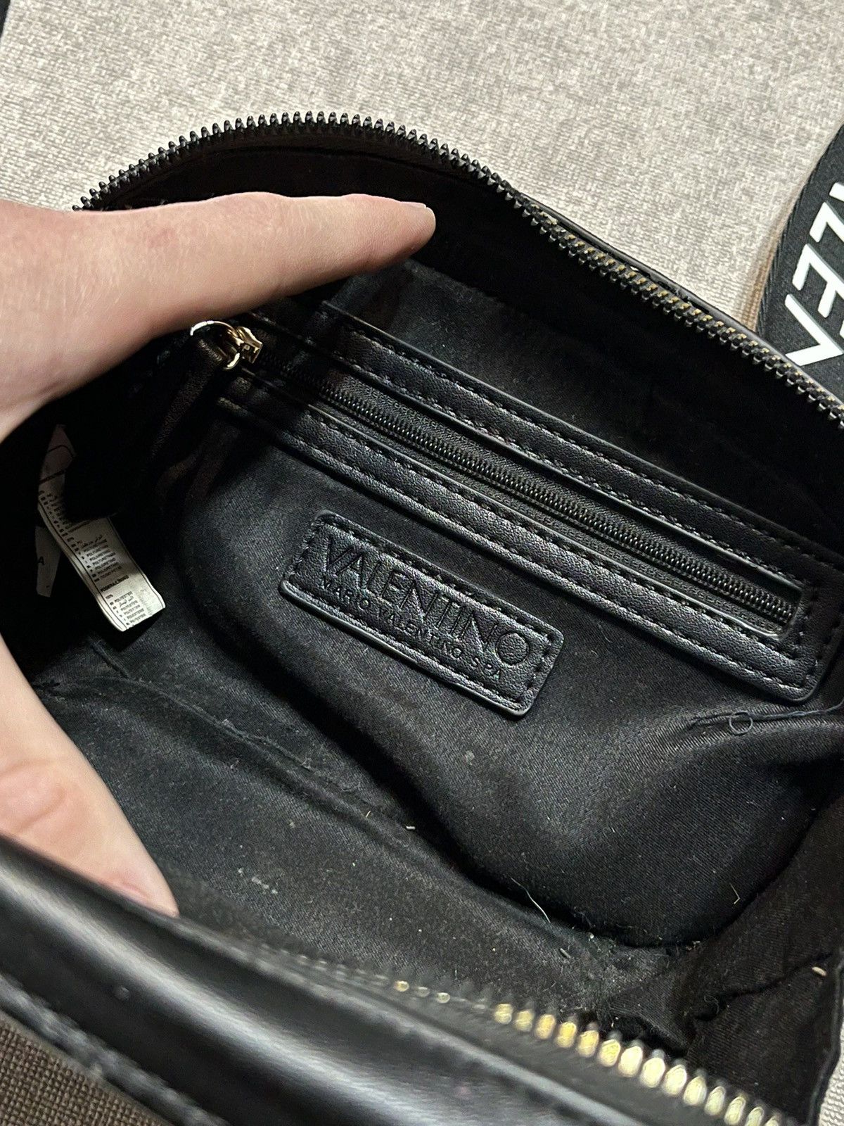 Gianni Valentino Valentino Spa Womens Crossbody Bag Black Monogram Shoulder Size ONE SIZE - 13 Thumbnail