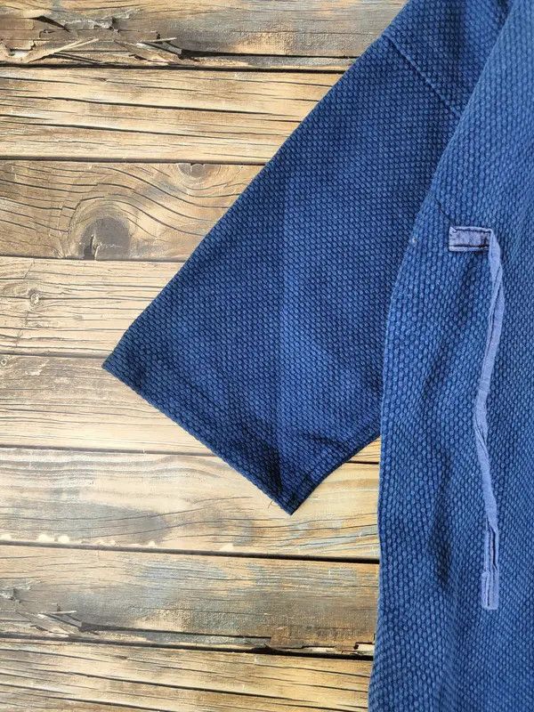Japanese Brand DL Japan vintage skull Blue indigo Kimono #46-150 Size US M / EU 48-50 / 2 - 8 Thumbnail