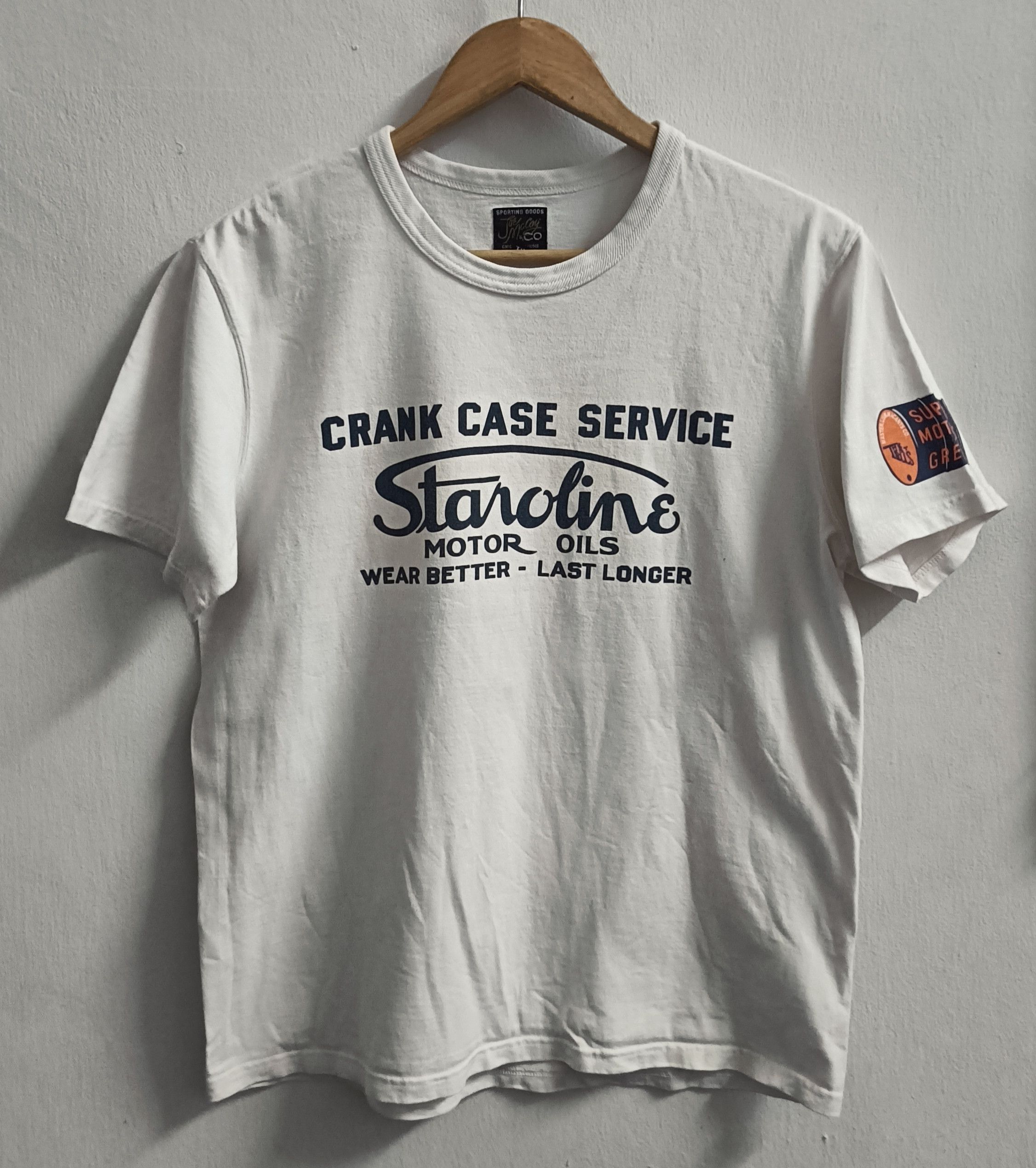 Japanese Brand 🔥🔥Rare The Real McCoys Gasoline Tee Size US M / EU 48-50 / 2 - 1 Thumbnail