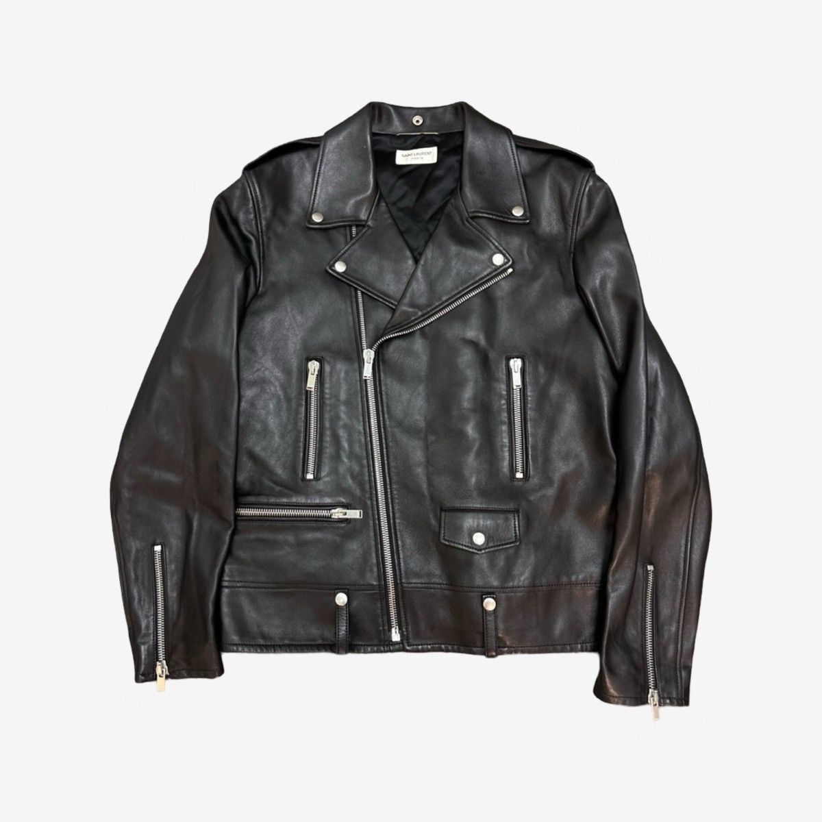 Saint Laurent Paris Saint Laurent Paris L01 Leather Jacket Sz. 54 | Grailed
