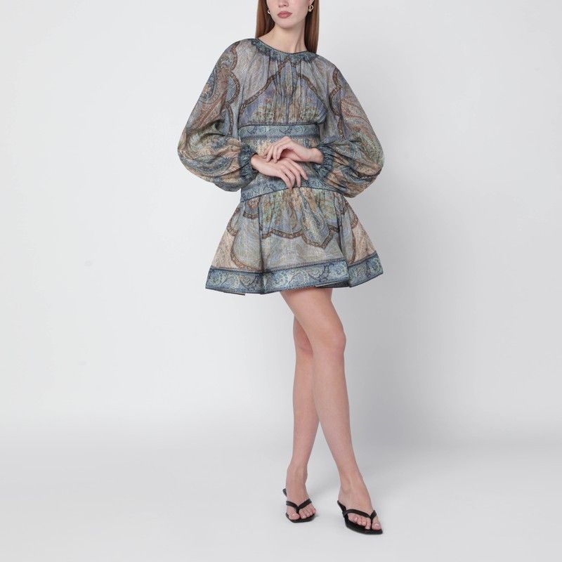 Zimmermann Zimmermann Wanderlust Tapestry-Print Mini Dress Size S / US 4 / IT 40 - 1 Thumbnail