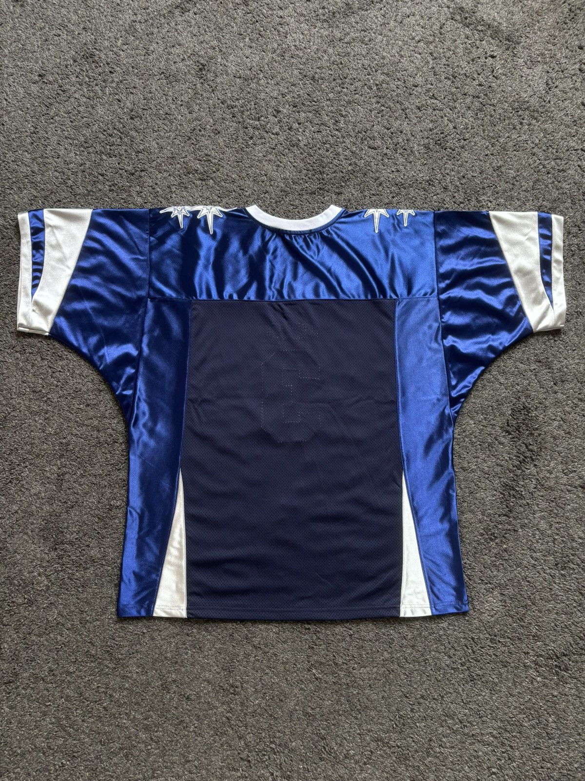NFL × Vintage Vintage unisex American football satin number 3 blue jersey Size US XL / EU 56 / 4 - 13 Thumbnail