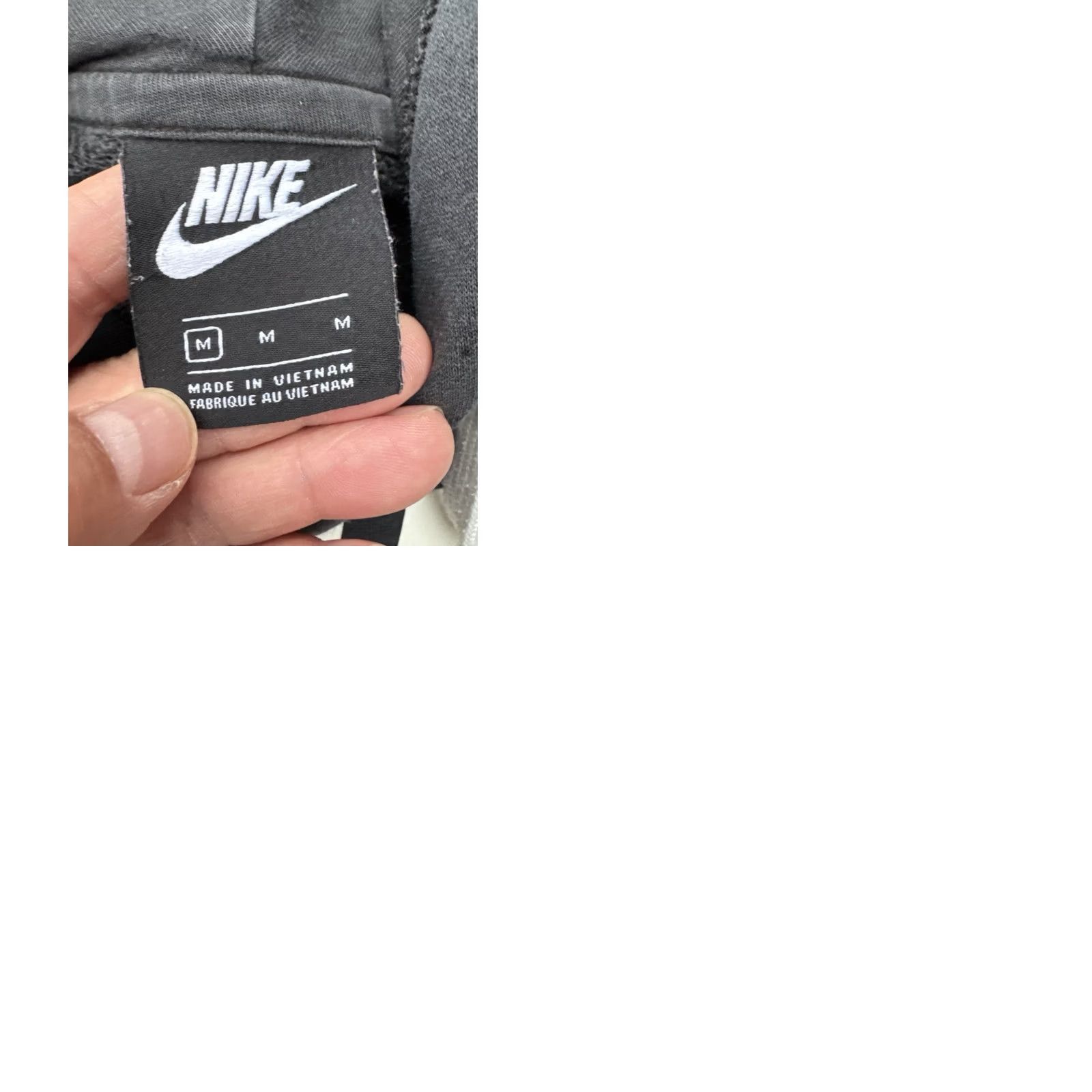 Nike Nike Hoodie Mens M Black Red Swoosh Logo Pullover French Terry Spell Out Size US M / EU 48-50 / 2 - 9 Thumbnail