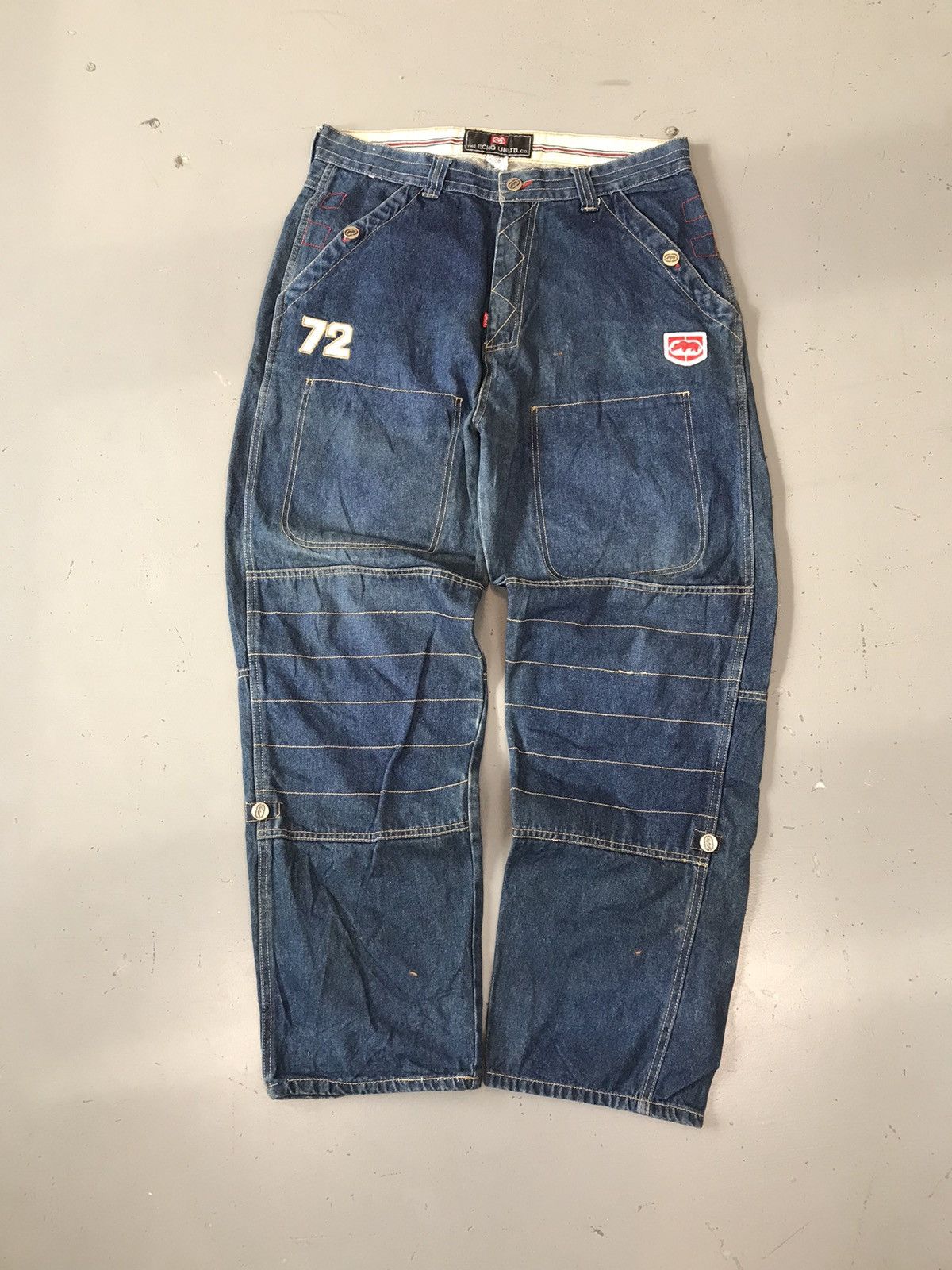 Vintage Ecko UNLTD embroidered denim
