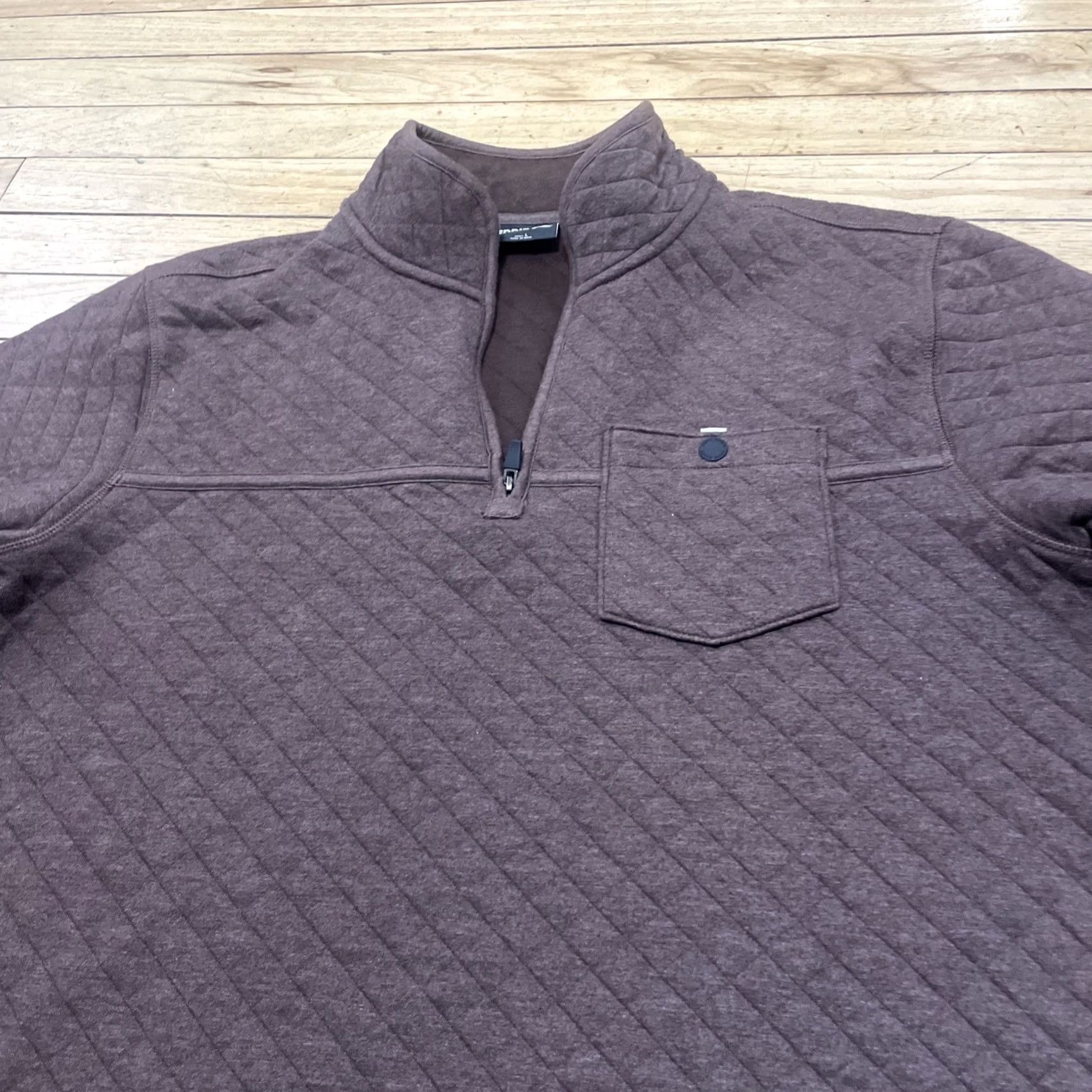 Eddie Bauer VINTAGE Eddie Bauer Hunting Quilted Texture 1/4 Zip Sweater Men L Brown Capsule Knit L Size US L / EU 52-54 / 3 - 6 Thumbnail
