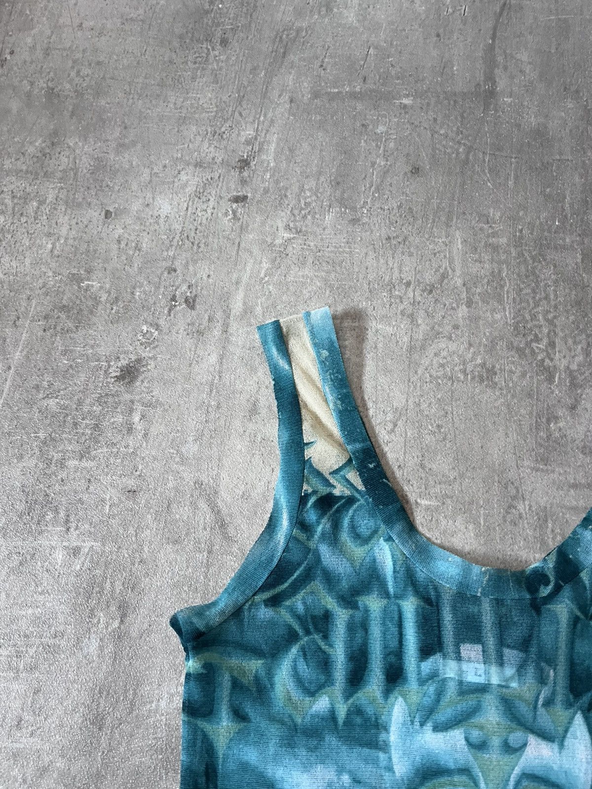Jean Paul Gaultier Jean Paul Gaultier S/S 2001 Satan tatto mesh tank top Size US L / EU 52-54 / 3 - 5 Thumbnail
