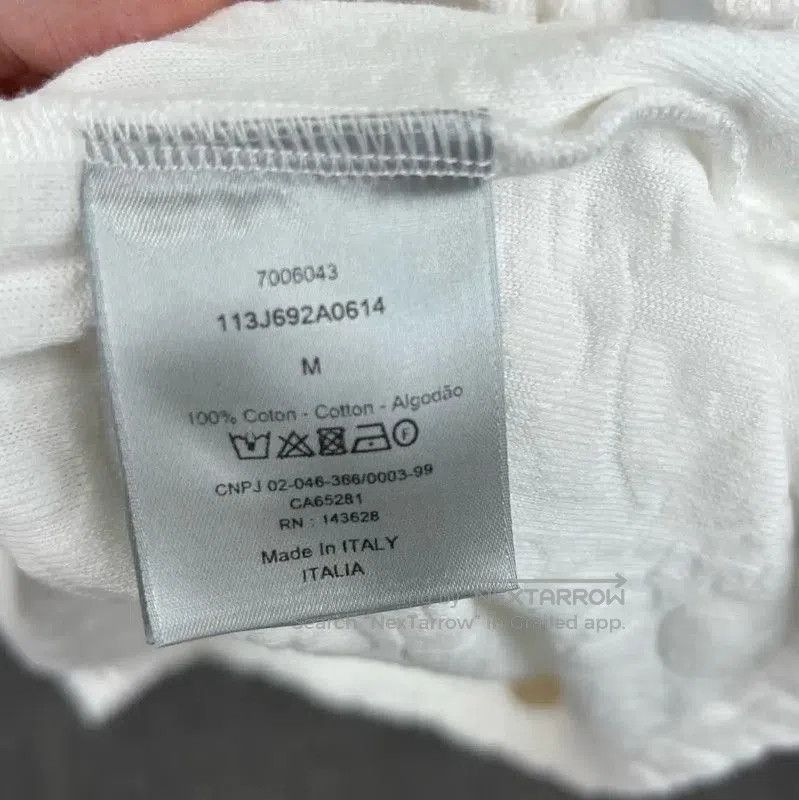Dior Dior White Cotton Men's T-Shirt . Size US M / EU 48-50 / 2 - 4 Thumbnail