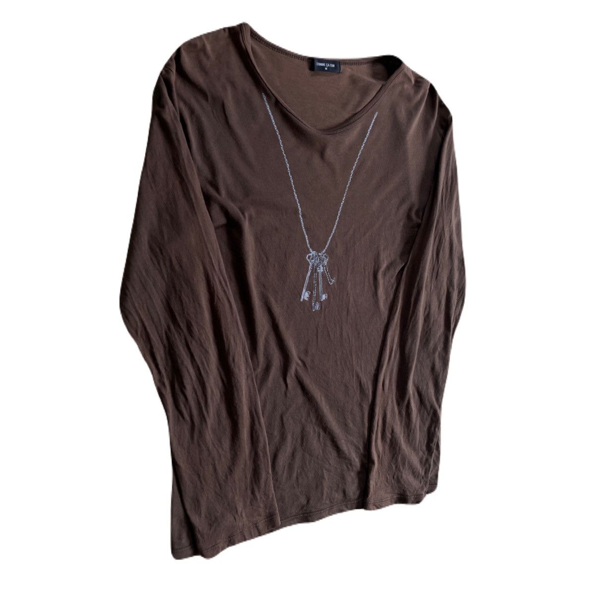 If Six Was Nine 2000s Japanese archive Vkei Key Necklace Long Sleeve Tee Size US S / EU 44-46 / 1 - 3 Thumbnail