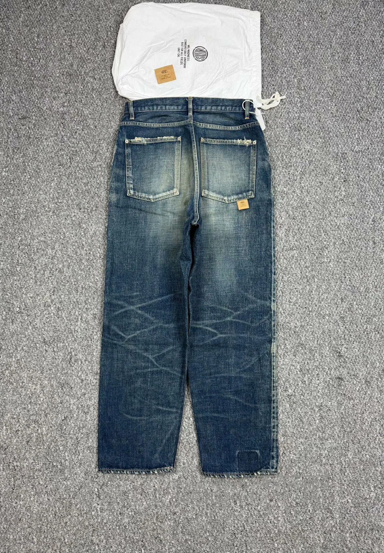 Madness madness distressed denim pants for casual styling. Size US 32 / EU 48 - 2 Thumbnail