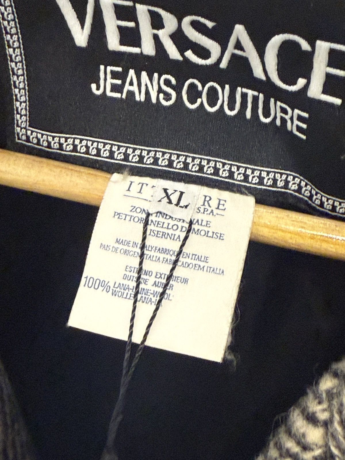 Versace Jeans Couture 90’s Tweed Coat Size US XL / EU 56 / 4 - 14 Thumbnail