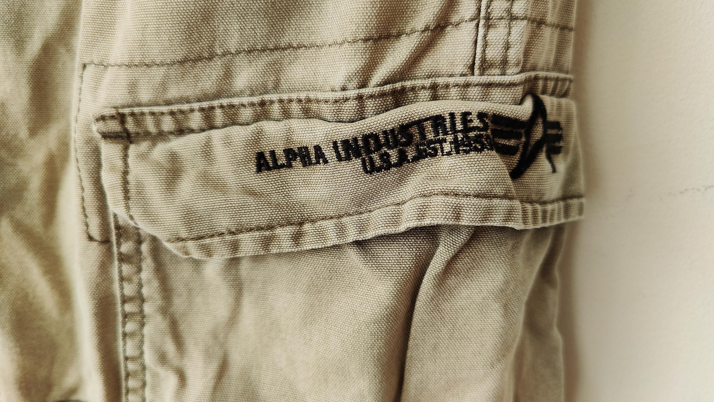 Alpha Industries × Vintage Alpha Industries USA 59 Vintage Multi Pocket Cargo Pants W34 Size US 34 / EU 50 - 3 Thumbnail