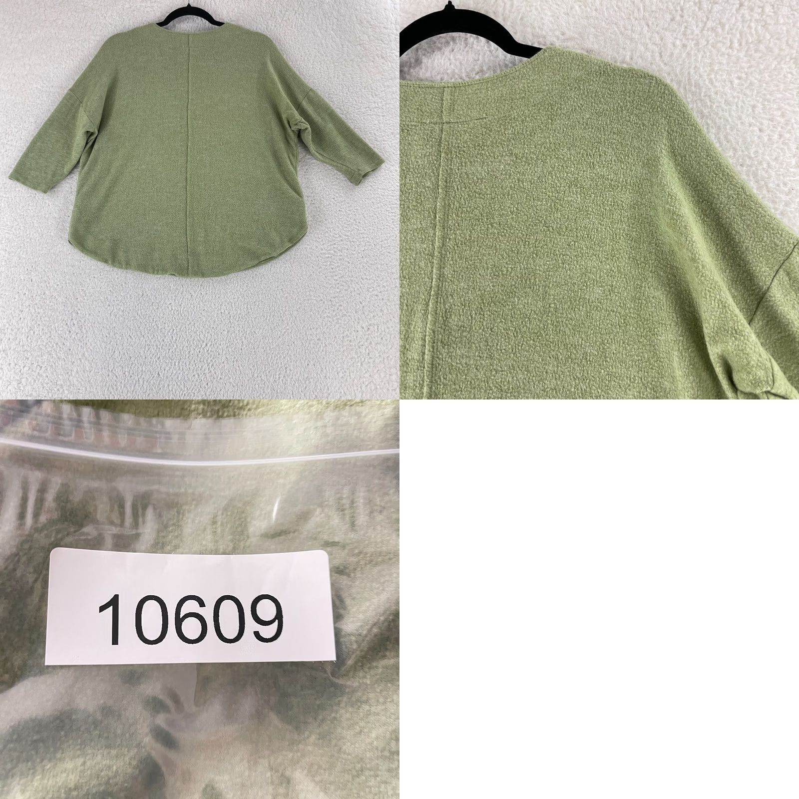 Anthropologie Anthropologie Georgie Shirt Womens XS Green V-Neck 3/4 Sleeve Knit Casual Shirt Size XS / US 0-2 / IT 36-38 - 9 Thumbnail