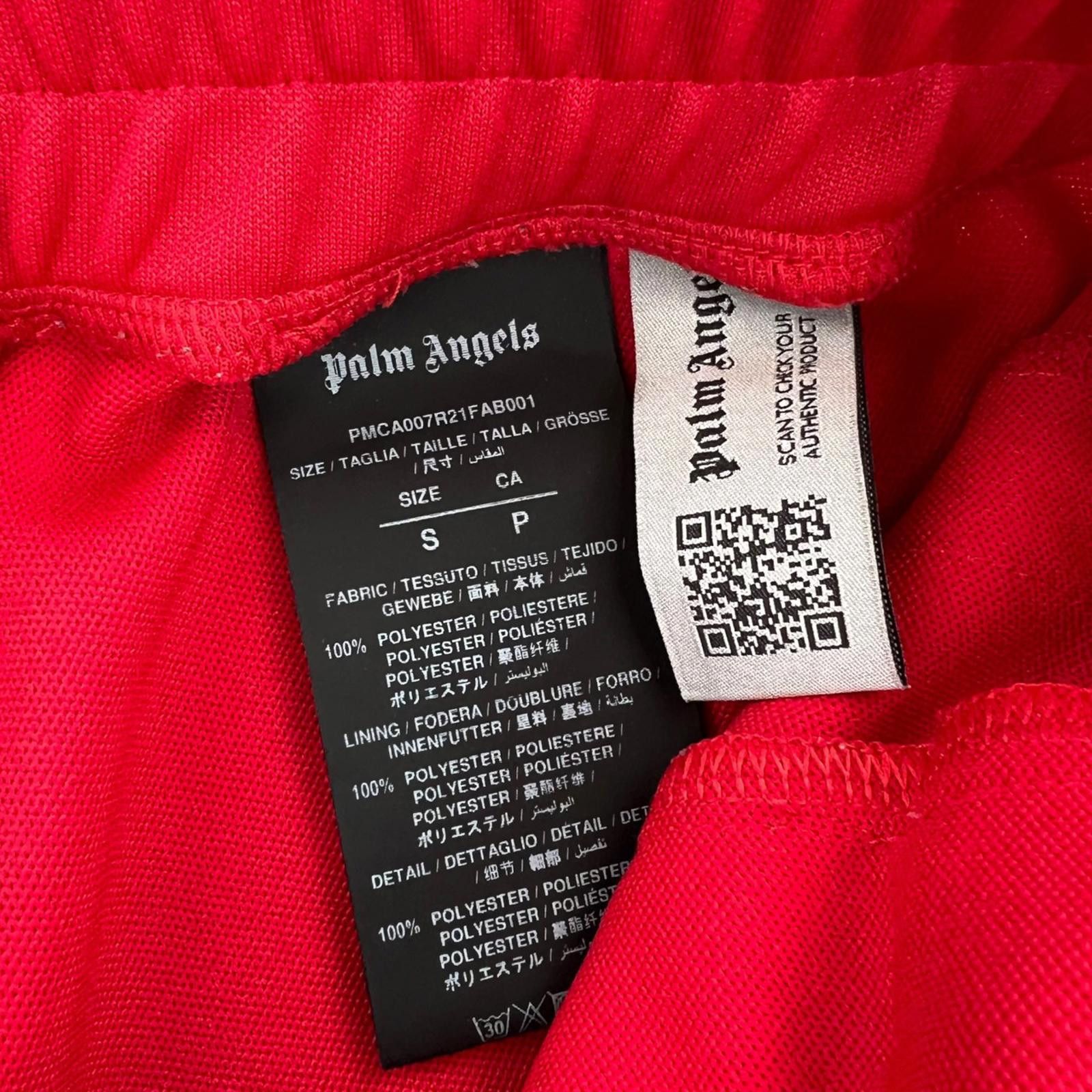 Palm Angels Palm Angels Red Stripe Sweatpants Size US 30 / EU 46 - 3 Thumbnail