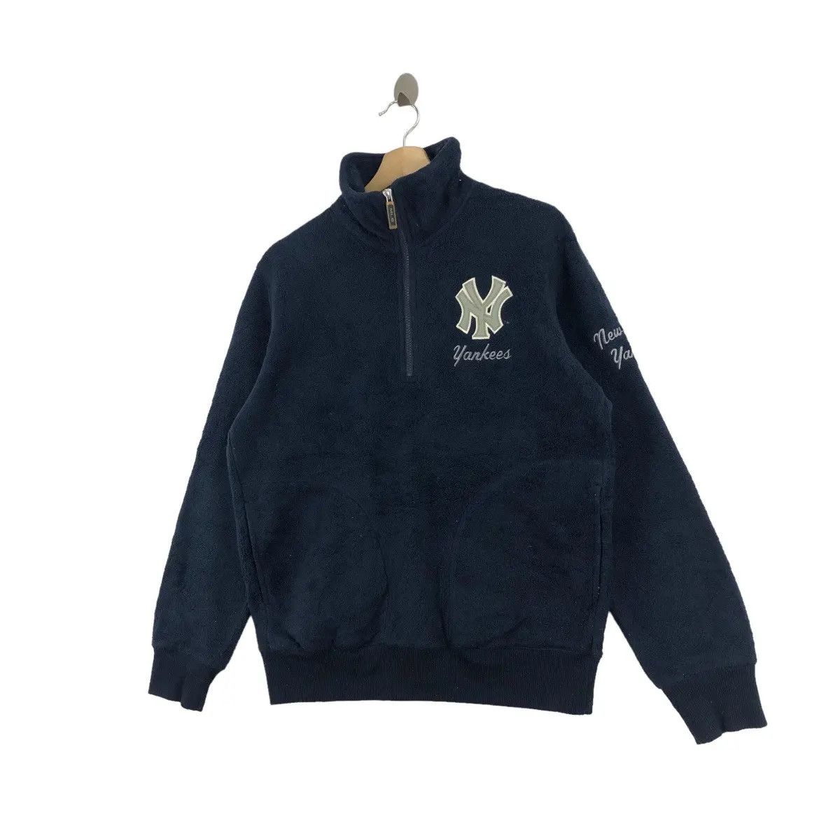 MLB × Uniqlo UNIQLO x NEW YORK Yankees MLB Baseball League Fleece Sweater Size L / US 10 / IT 46 - 5 Thumbnail