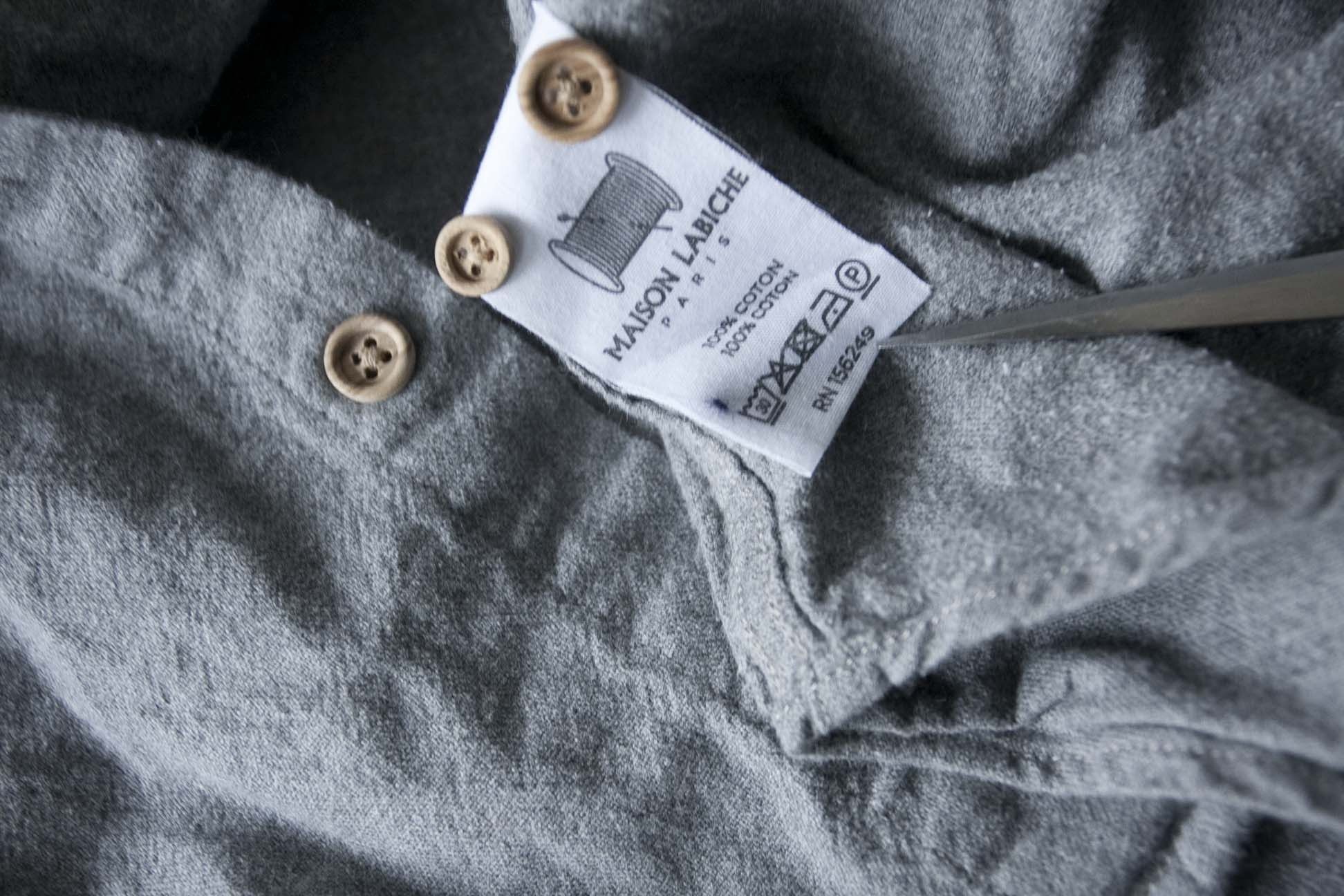 Maison Labiche Maison Labiche Shirt Size S Gray Nouvelle Vague Size US S / EU 44-46 / 1 - 5 Thumbnail