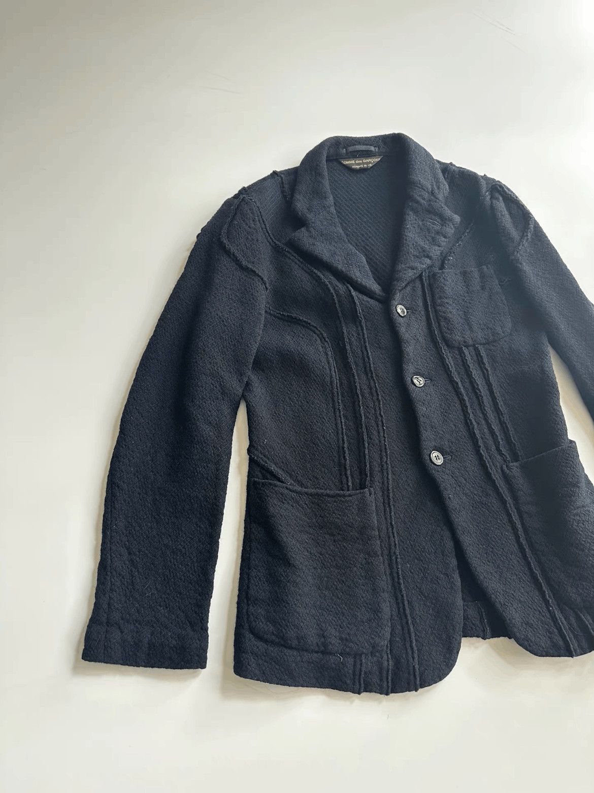 Comme des Garcons Homme Plus Comme Des Garcons Homme Plus 03AW Curve Blazer-2508 Size US S / EU 44-46 / 1 - 3 Thumbnail