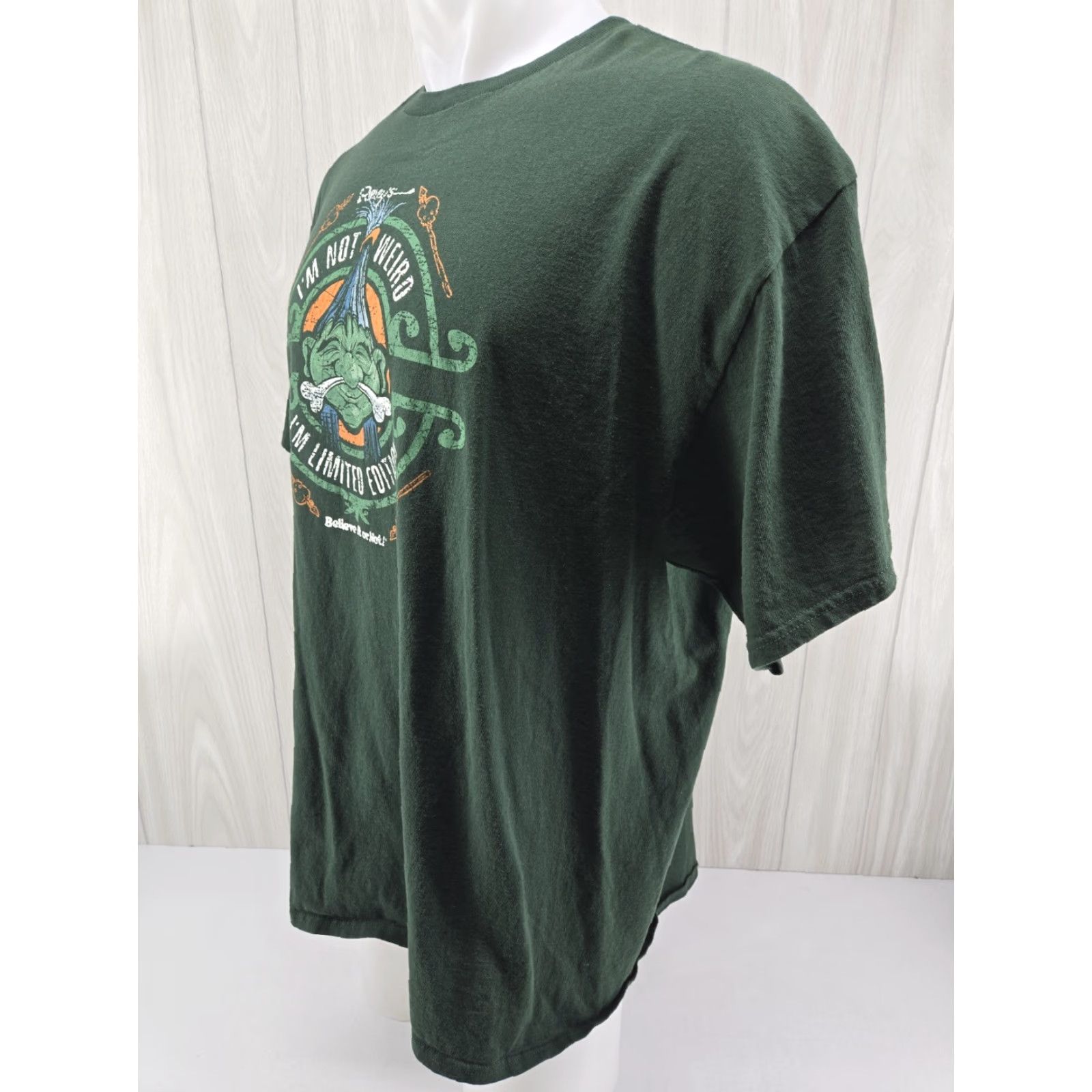 Delta Ripleys Believer It or Not Green Limited Edition T-Shirt 2XL Men Cotton Short Sleeve Graphic Print Regular Size US XXL / EU 58 / 5 - 5 Thumbnail