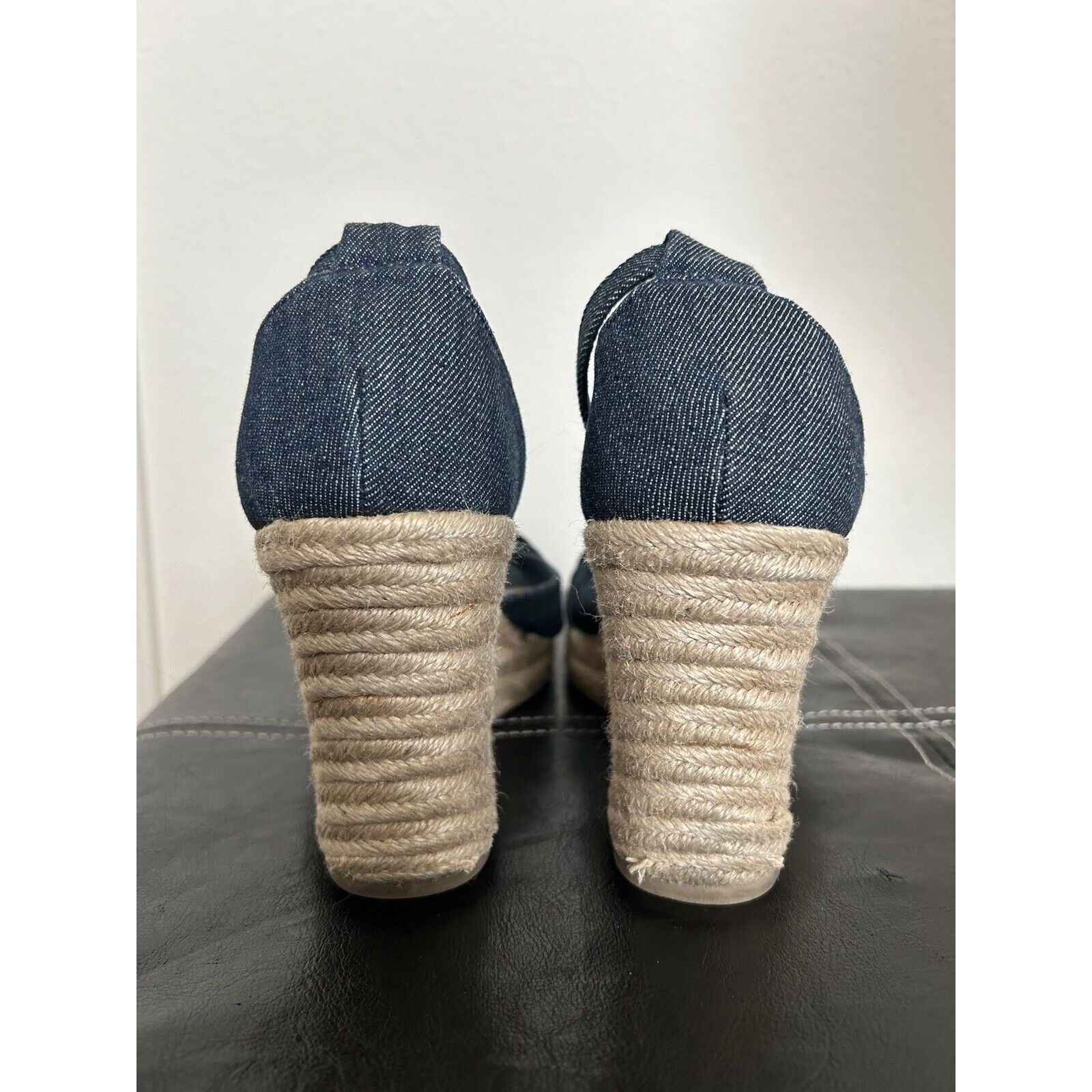 Other CHRISTIAN SIRIANO blue Denim Ankle Strap Espadrille Platform Size US 11 / IT 41 - 4 Thumbnail