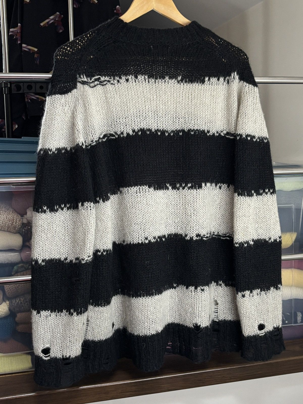 Acne Studios Acne Studios Knit Distressed Oversized Mohair Sweater Rare Size US M / EU 48-50 / 2 - 5 Thumbnail