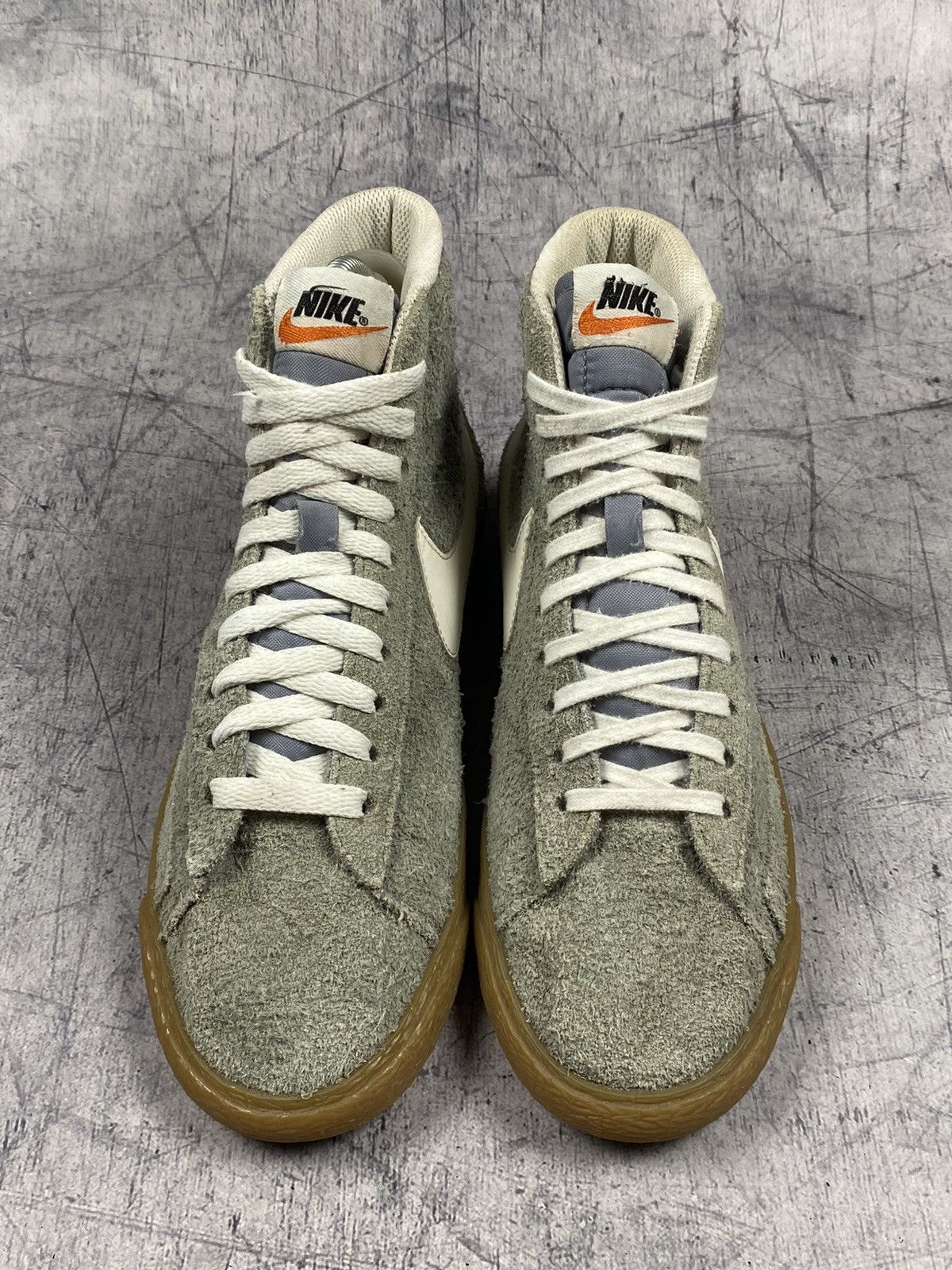 Nike × Vintage Nike Blazer Mid Suede y2k drill Sneakers Size US 7.5 / IT 37.5 - 6 Thumbnail