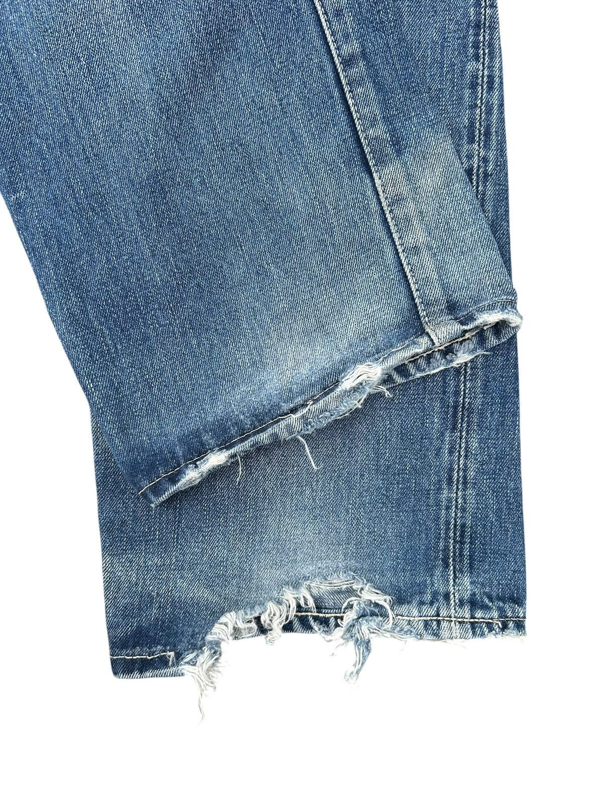 Kapital Vintage Levis Big E Selvedge Thrashed Denim Jeans Size US 30 / EU 46 - 18 Thumbnail
