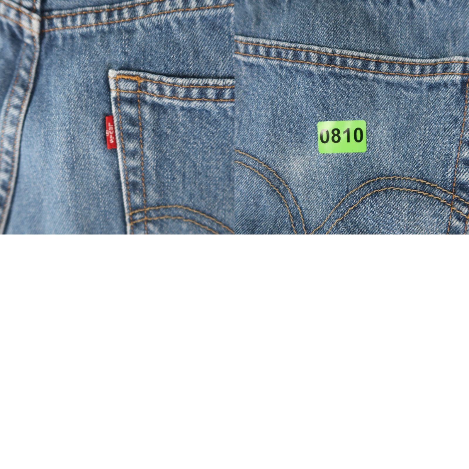 Levi's VINTAGE Levi's 550 Jeans Blue Denim 5-Pocket Relaxed Fit Mens Size 38x34 (36.5x32.5) Blue With Red Tab Size US 38 / EU 54 - 10 Thumbnail