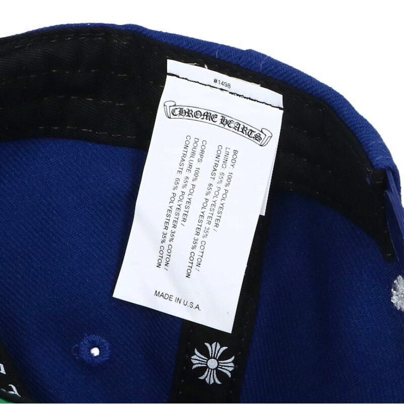 Chrome Hearts Chrome Hearts CH Embroidery Cross Patch Hat Size ONE SIZE - 3 Thumbnail
