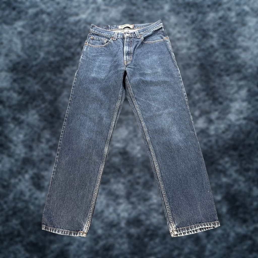 Levi's Levi's 550 Jeans Men 33x32 Relaxed Fit Light Wash Wide-Leg Blue Denim 5-Pocket zipper logo Size US 33 - 1 Thumbnail