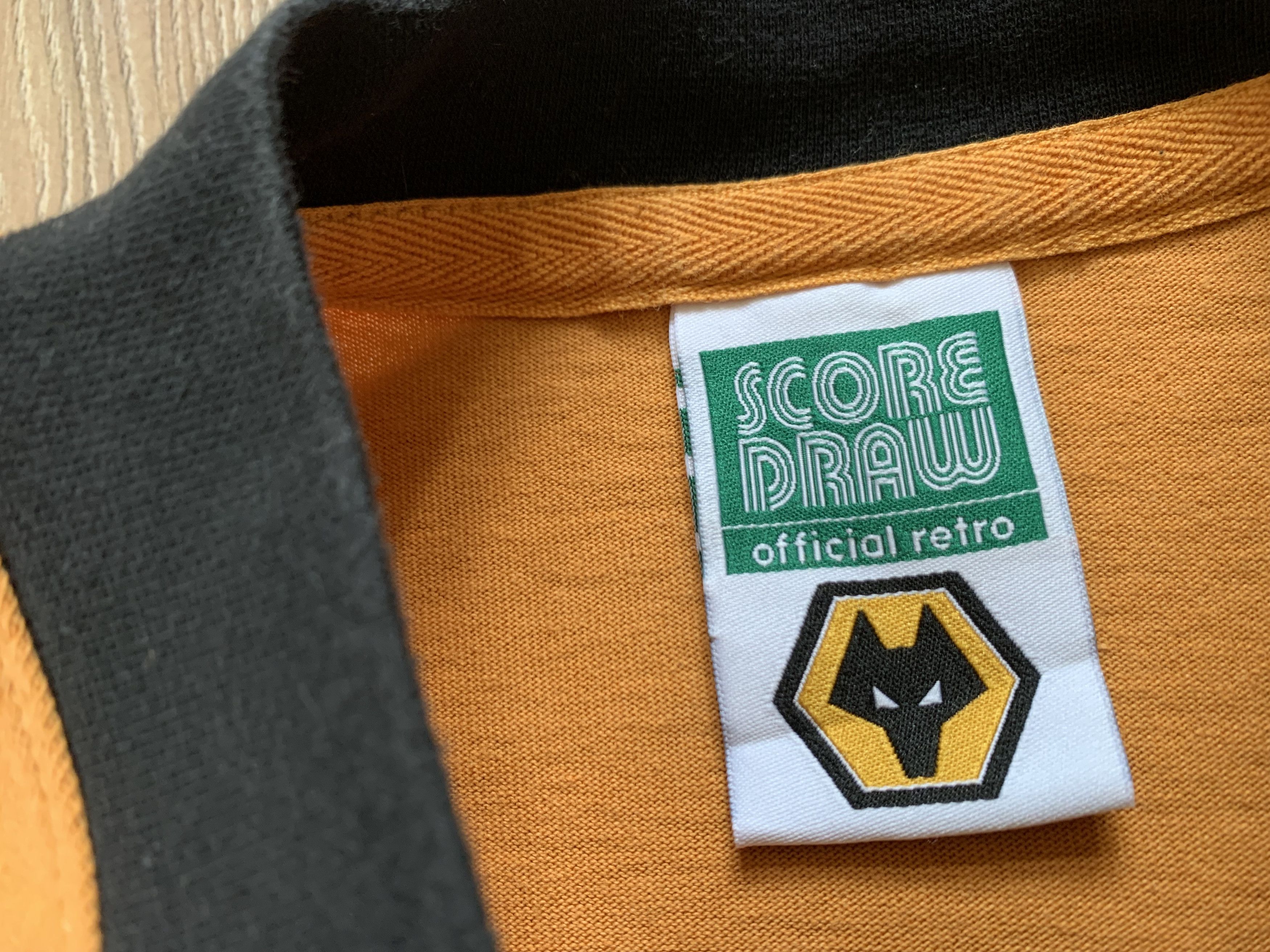 Vintage Vintage Wolverhampton Wanderers FC Score Draw T Shirt Size US L / EU 52-54 / 3 - 7 Thumbnail