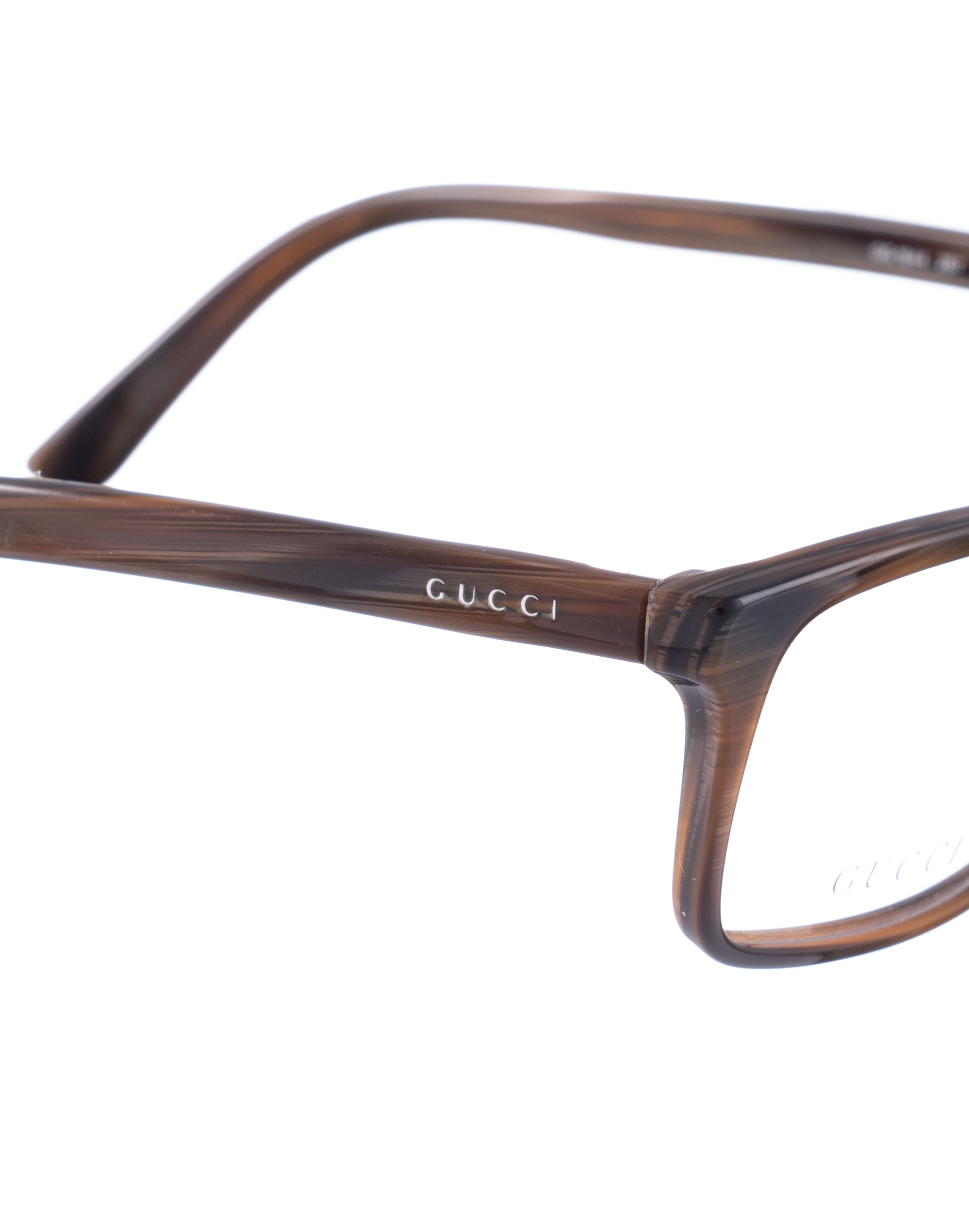 Gucci Gucci 00s Brown Wooden Classic Glasses Size ONE SIZE - 2 Thumbnail
