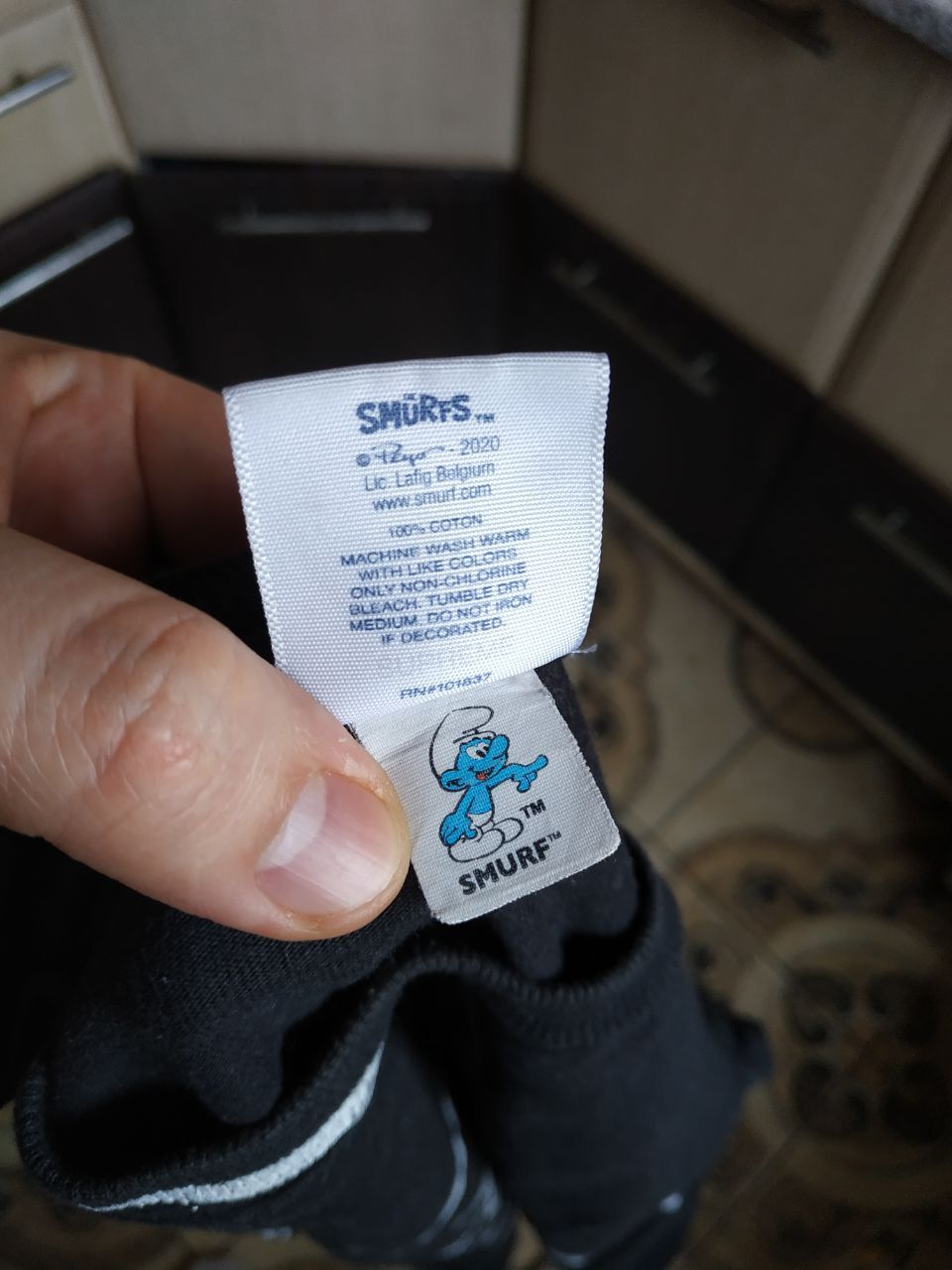 Supreme Supreme x The Smurfs Tee Black FW20 Size US M / EU 48-50 / 2 - 4 Thumbnail