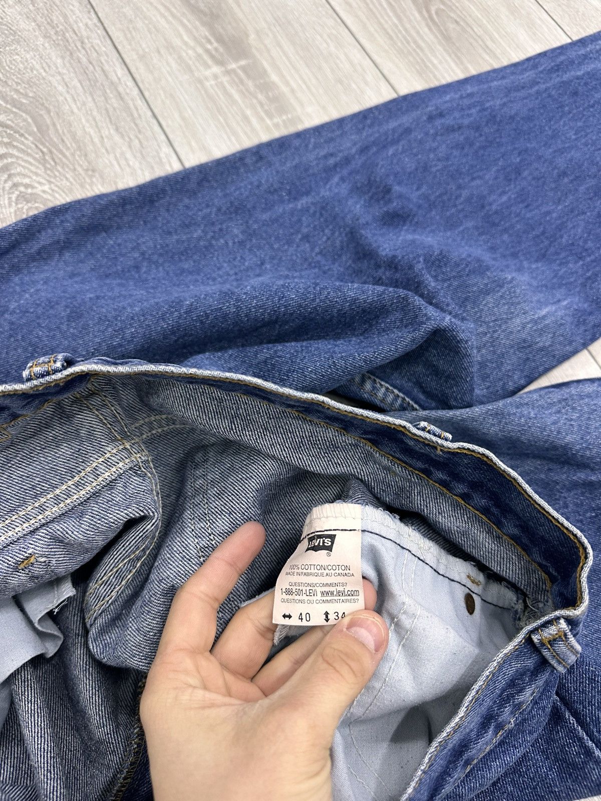 Levi's Levis Orange Tab 80s Made in Canada Jeans 40x34 Size US 40 / EU 56 - 6 Thumbnail