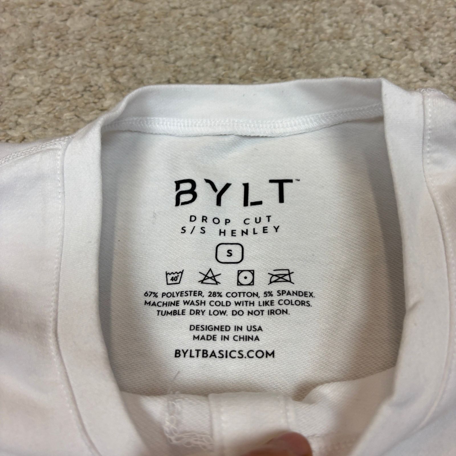 Other NWT Bylt Henley Drop Cut Short Sleeve Shirt Men's Small Size US S / EU 44-46 / 1 - 6 Thumbnail