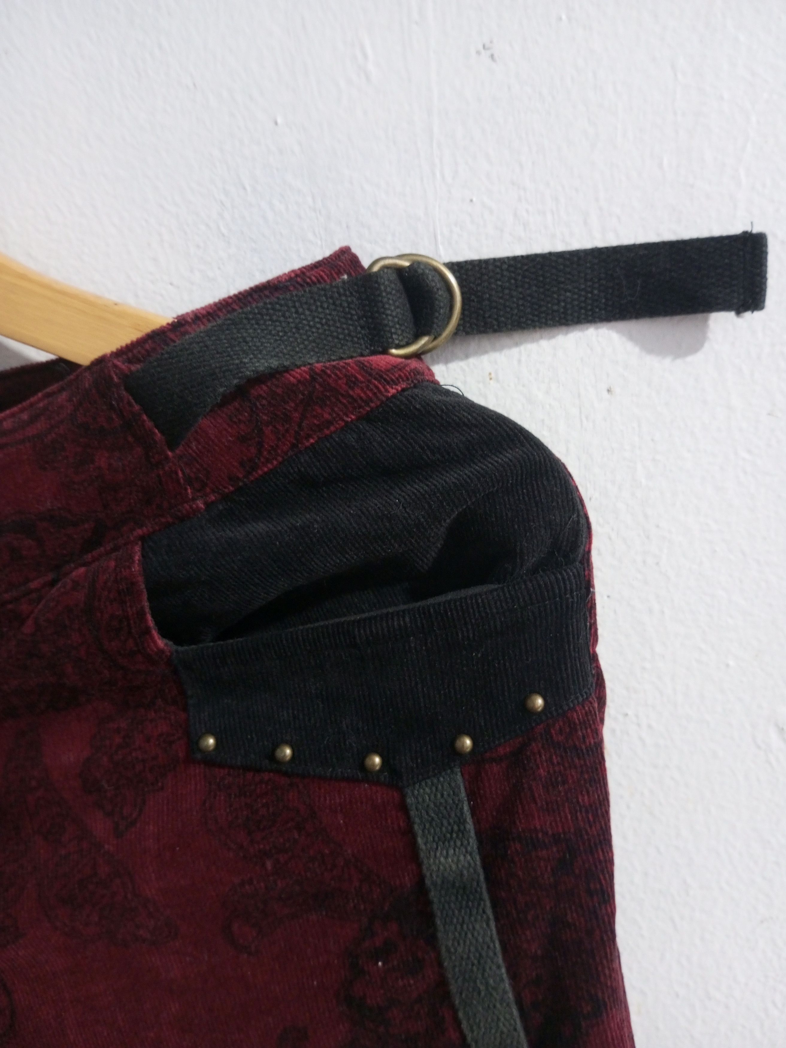 20471120 Vintage hikozoh ozz on bondage corduroy punk short Size US 29 - 5 Thumbnail