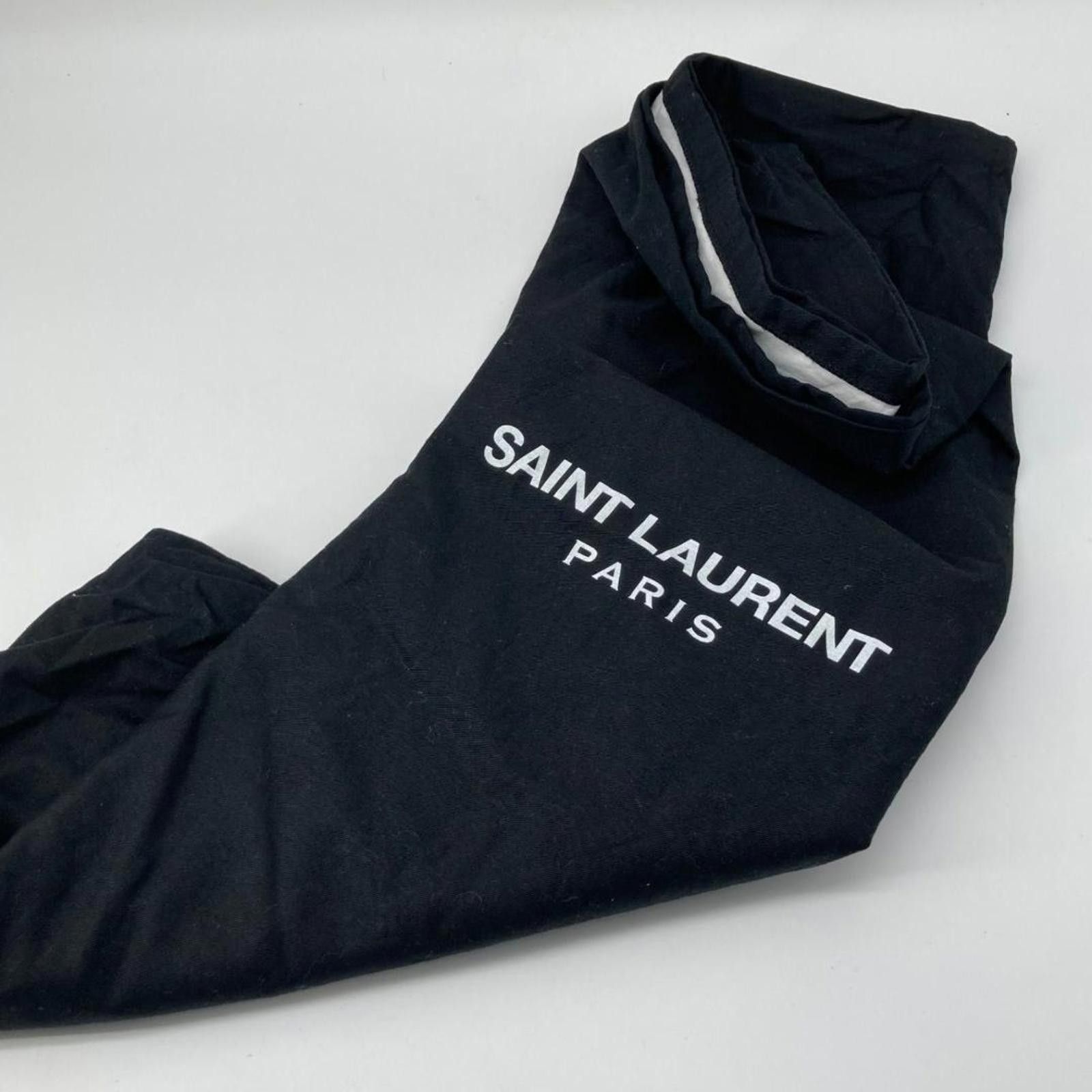 Saint Laurent Paris Saint Laurent - Grey Leather Tote Bag with Pouch Size ONE SIZE - 9 Thumbnail