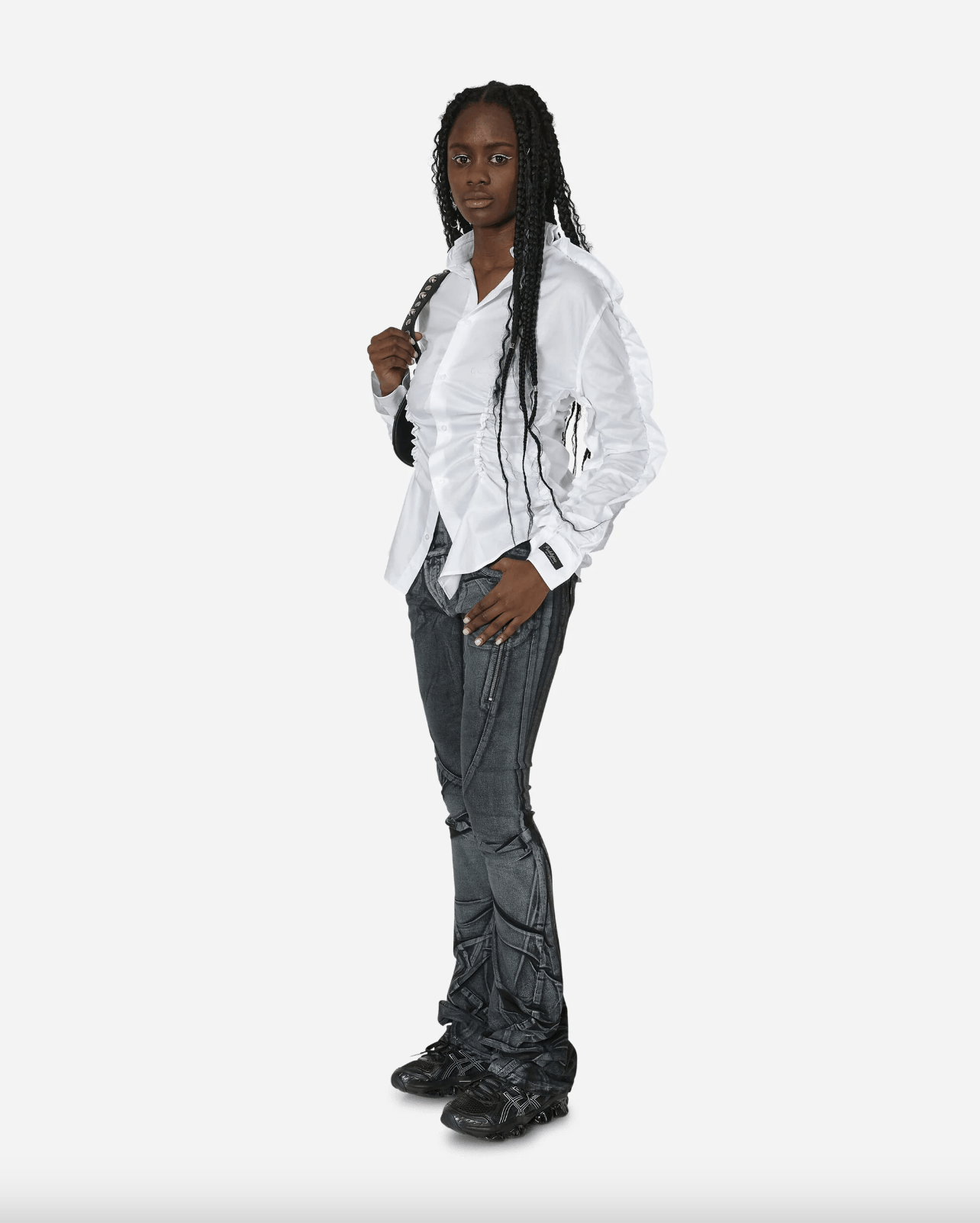 Prototypes Prototypes white outline shirt Size S / US 4 / IT 40 - 5 Thumbnail