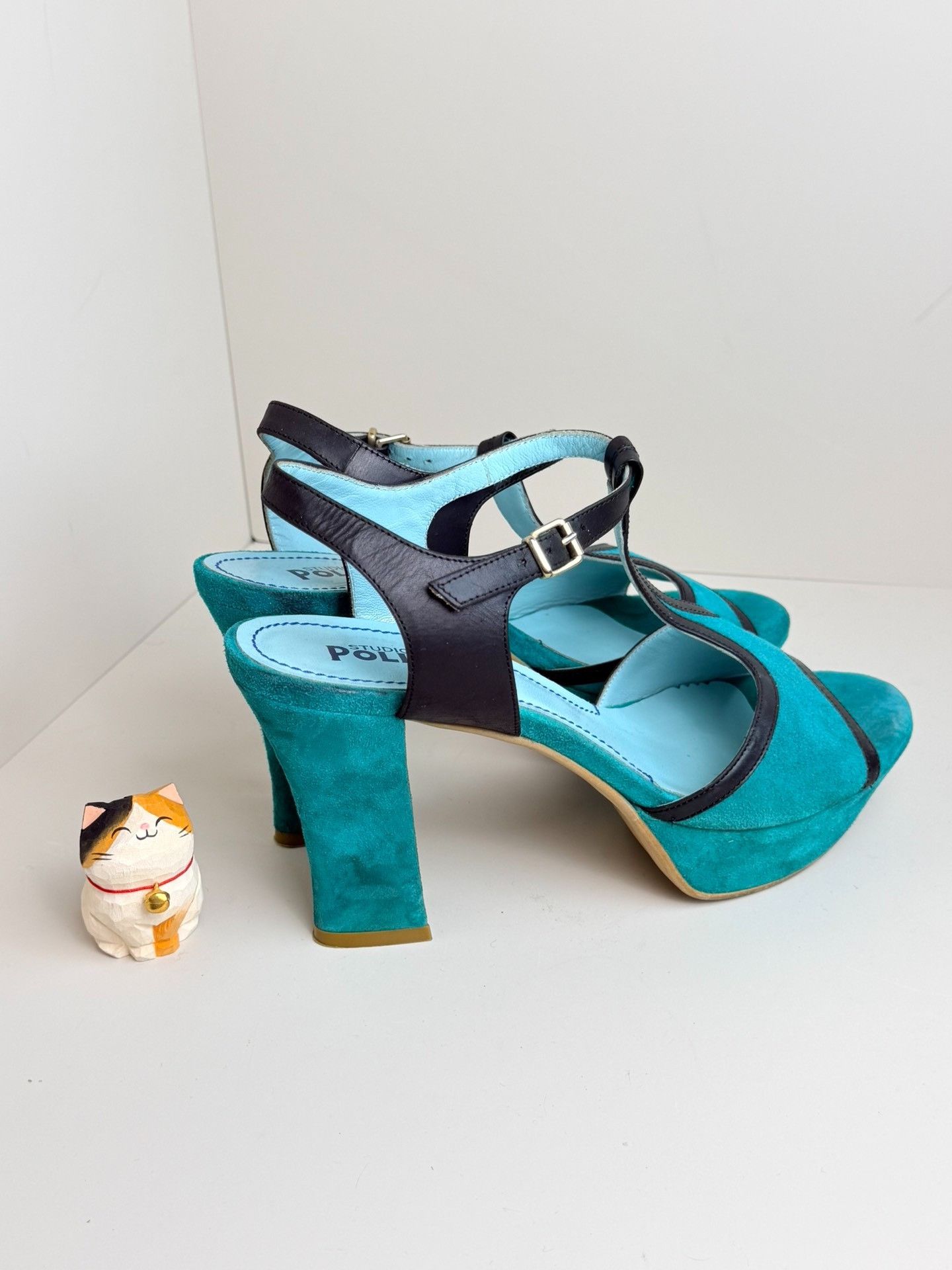 Pollini Pollini Waterproof Blue Sandals us_9 Women Size US 9 / IT 39 - 1 Thumbnail
