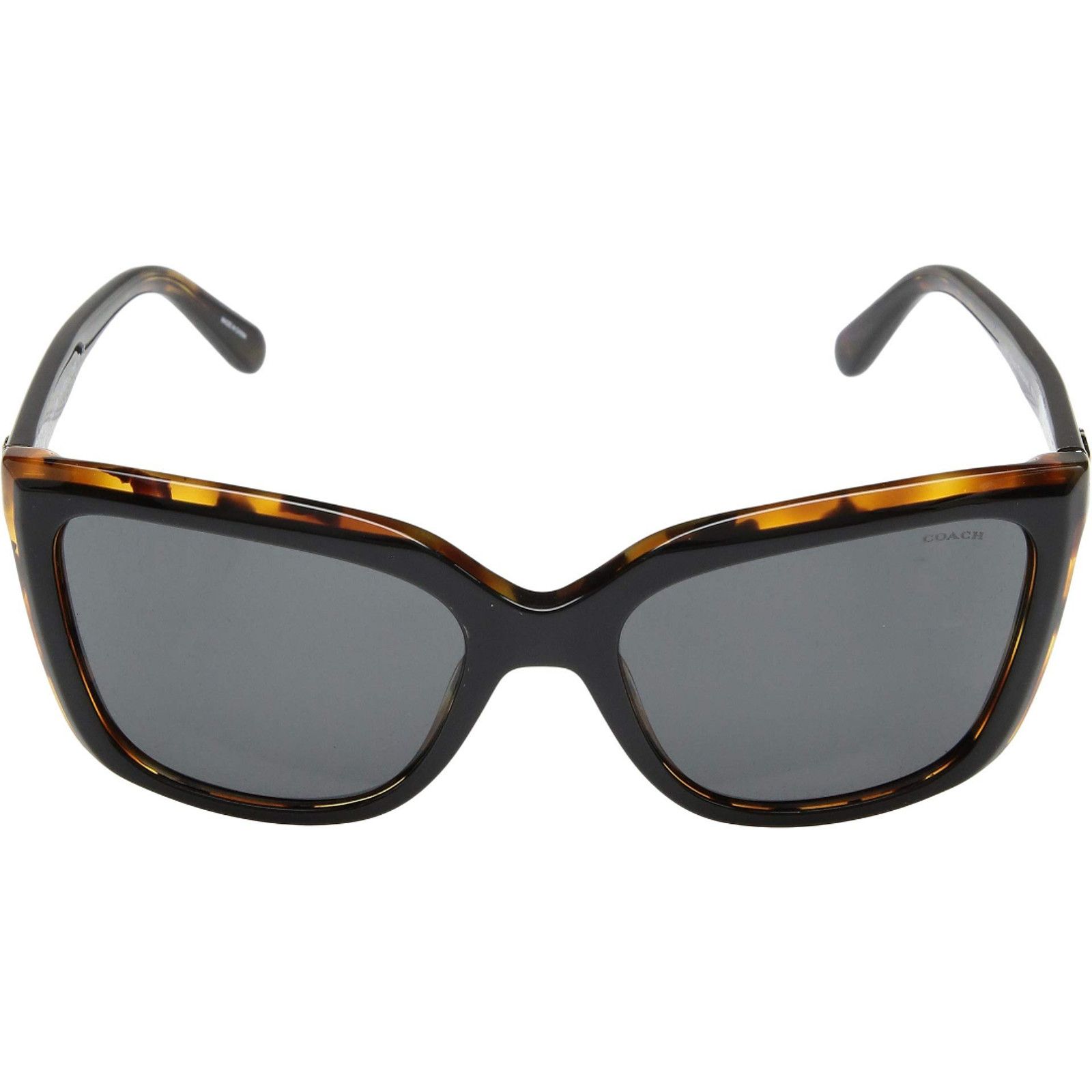 Coach Coach Cat Eye Sunglasses Tortoise Shell Grey Lens HC8261 Size ONE SIZE - 1 Thumbnail