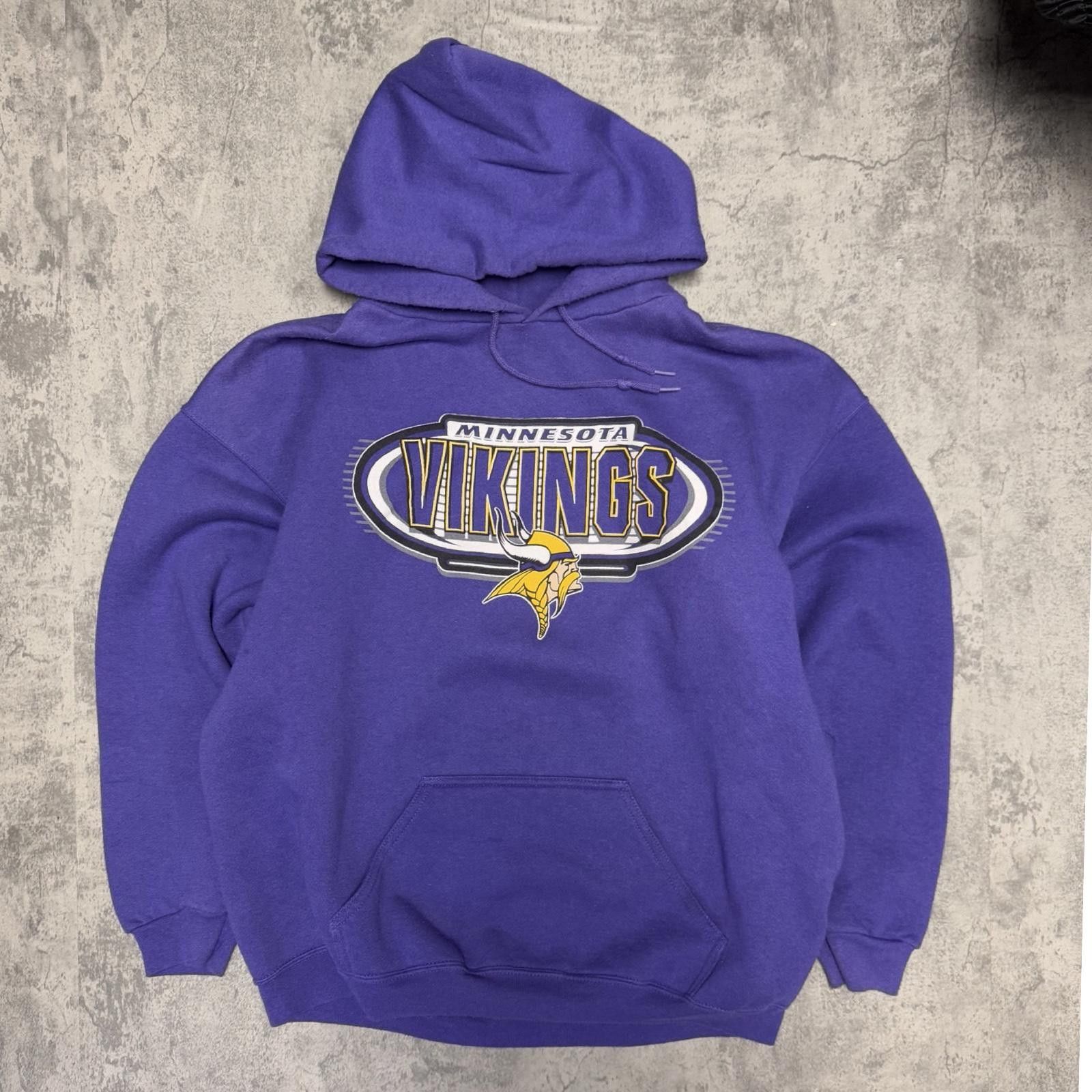 Logo Athletic 90s Minnesota Vikings Hoodie — XL — Size US XL / EU 56 / 4 - 1 Thumbnail