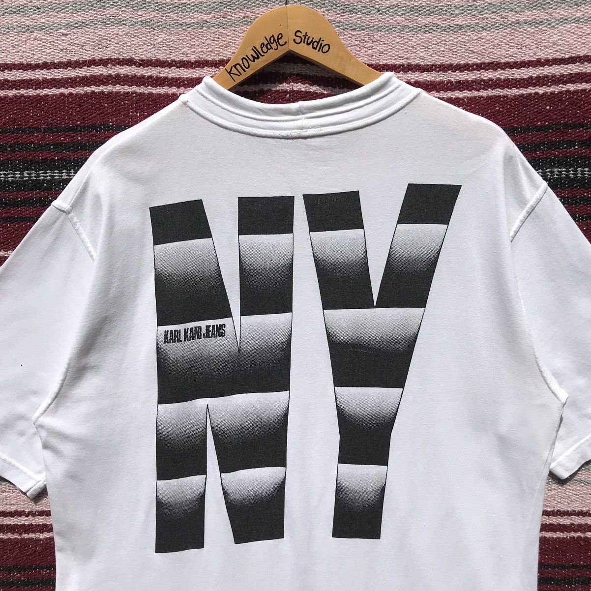 Karl Kani × Vintage Vintage Karl Kani Jeans Turtleneck Shirt Back Hit NY Size US L / EU 52-54 / 3 - 10 Thumbnail