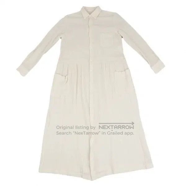 Comme des Garcons Comme Des Garcons size F Beige vintage long shirt dress Size S / US 4 / IT 40 - 2 Thumbnail