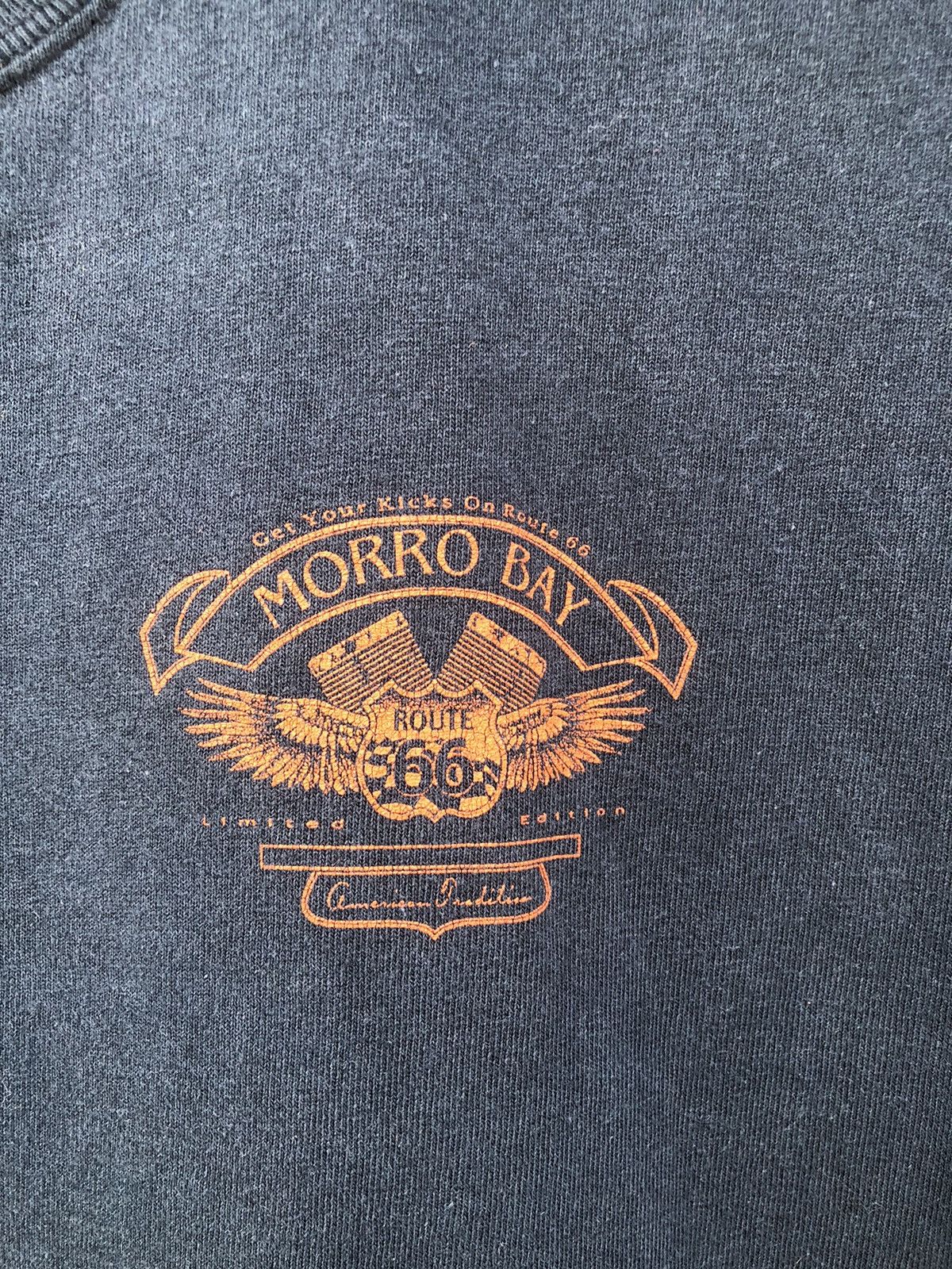 Harley Davidson × Japanese Brand × Vintage Vintage Sunfaded Morro Bay Route 66 Tshirts Size US L / EU 52-54 / 3 - 11 Thumbnail