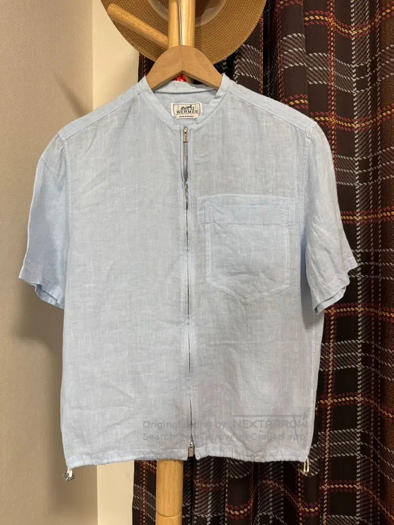 Hermes Hermes size 38 100% linen jacket shirt Size US S / EU 44-46 / 1 - 1 Thumbnail