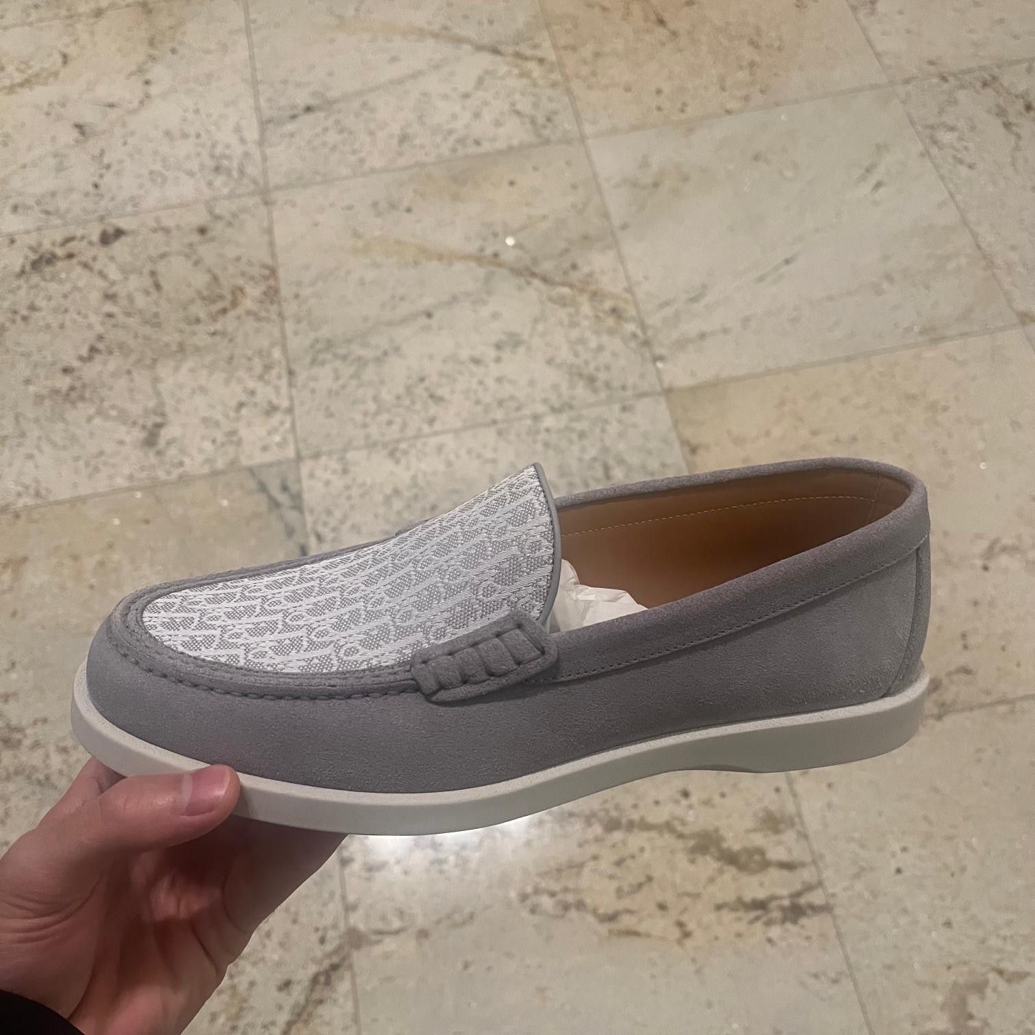 Dior o1rshd1 Grainville Loafer in Grey Size US 7.5 / EU 40-41 - 2 Thumbnail