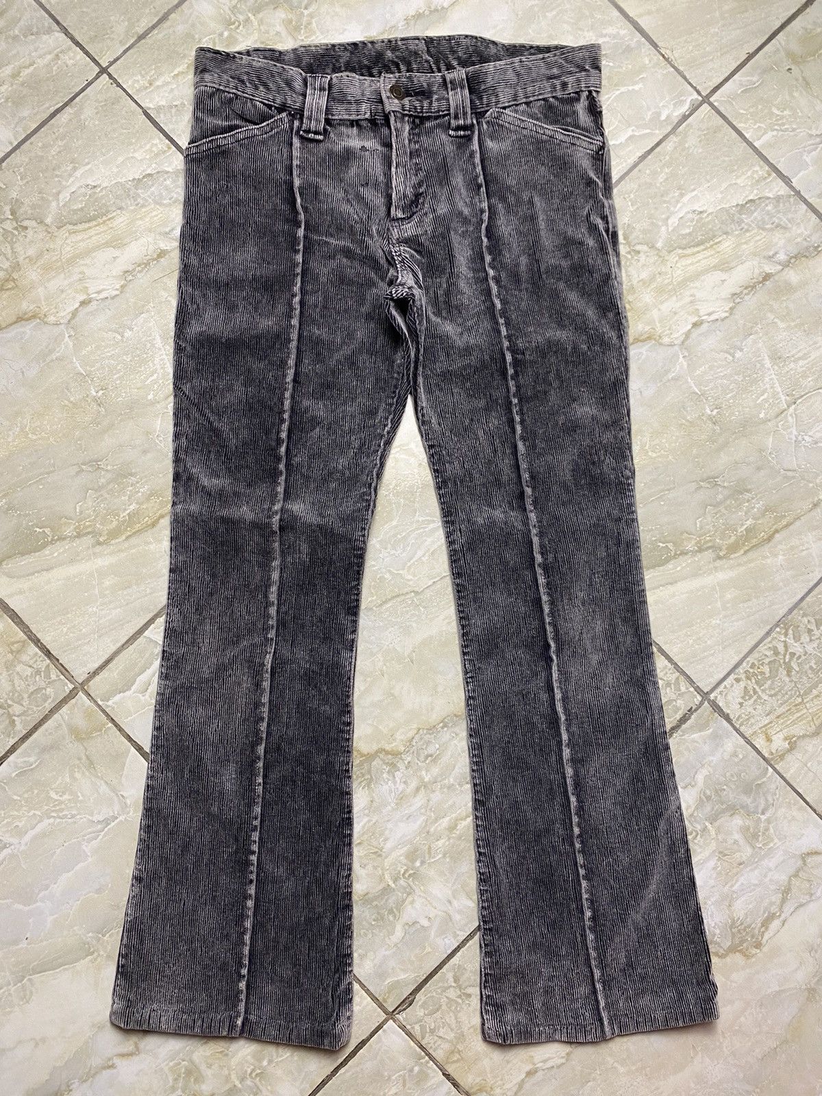 If Six Was Nine 5TH STREET Flare Corduroy Pants Size 30" / US 8 / IT 44 - 18 Thumbnail