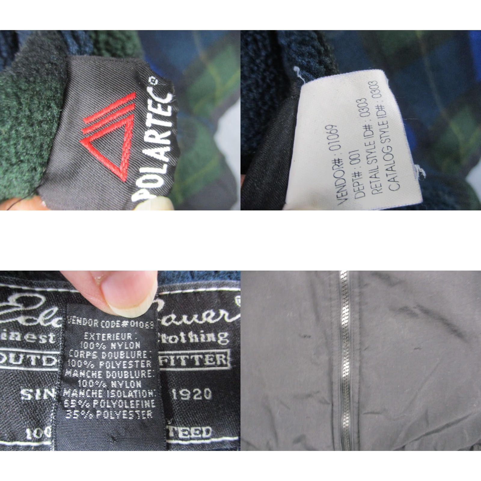 Eddie Bauer VINTAGE Eddie Bauer Jacket Mens M Black Nylon Polartec Fleece Lined 90s Windbreaker Size US M / EU 48-50 / 2 - 9 Thumbnail