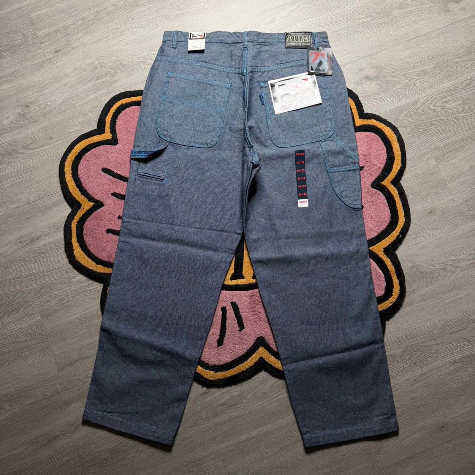 Vintage Vintage Y2K Source Authentic Loose Fit Carpenter Denim Jeans Size US 40 / EU 56 - 1 Thumbnail